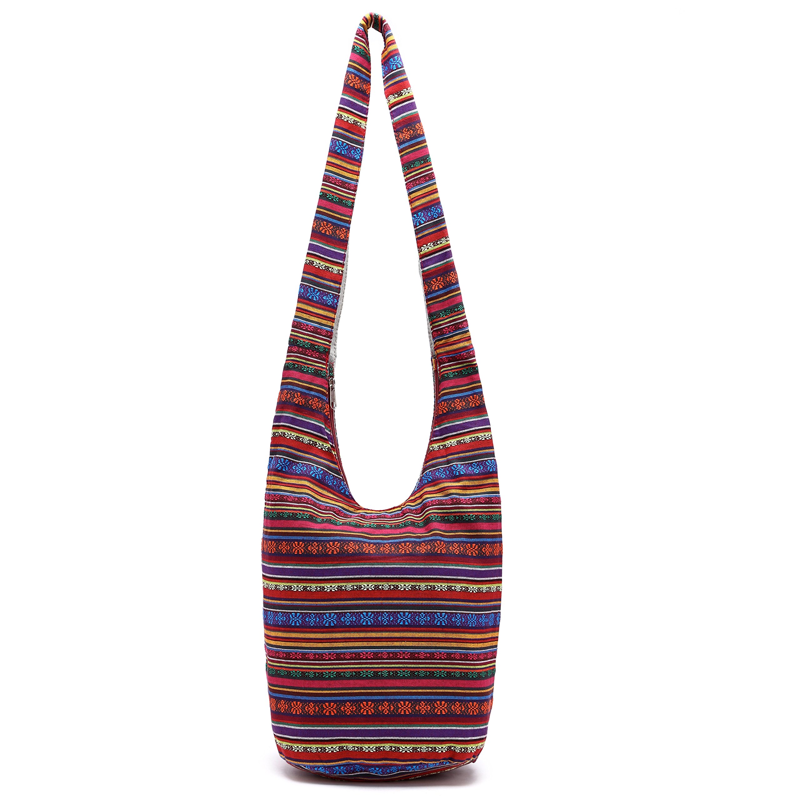 Stylish Women's Bohemian Crossbody Bag - Fashionable Canvas Shoulder Handbag with Animal Print for Everyday Use, Travel & Casual Outings