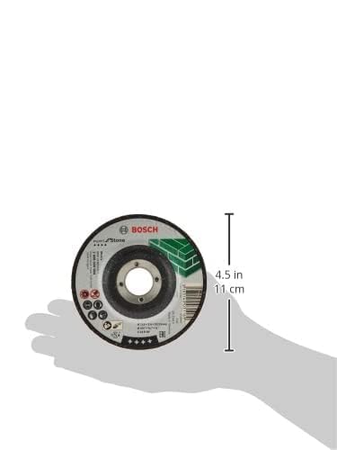 Bosch 2608600004 Diamond Stone Cutting Disc with Depressed Center - Premium Masonry & Concrete Cutting Wheel for Angle Grinders - Perfect for Tile, Brick, and Granite Cutting Projects