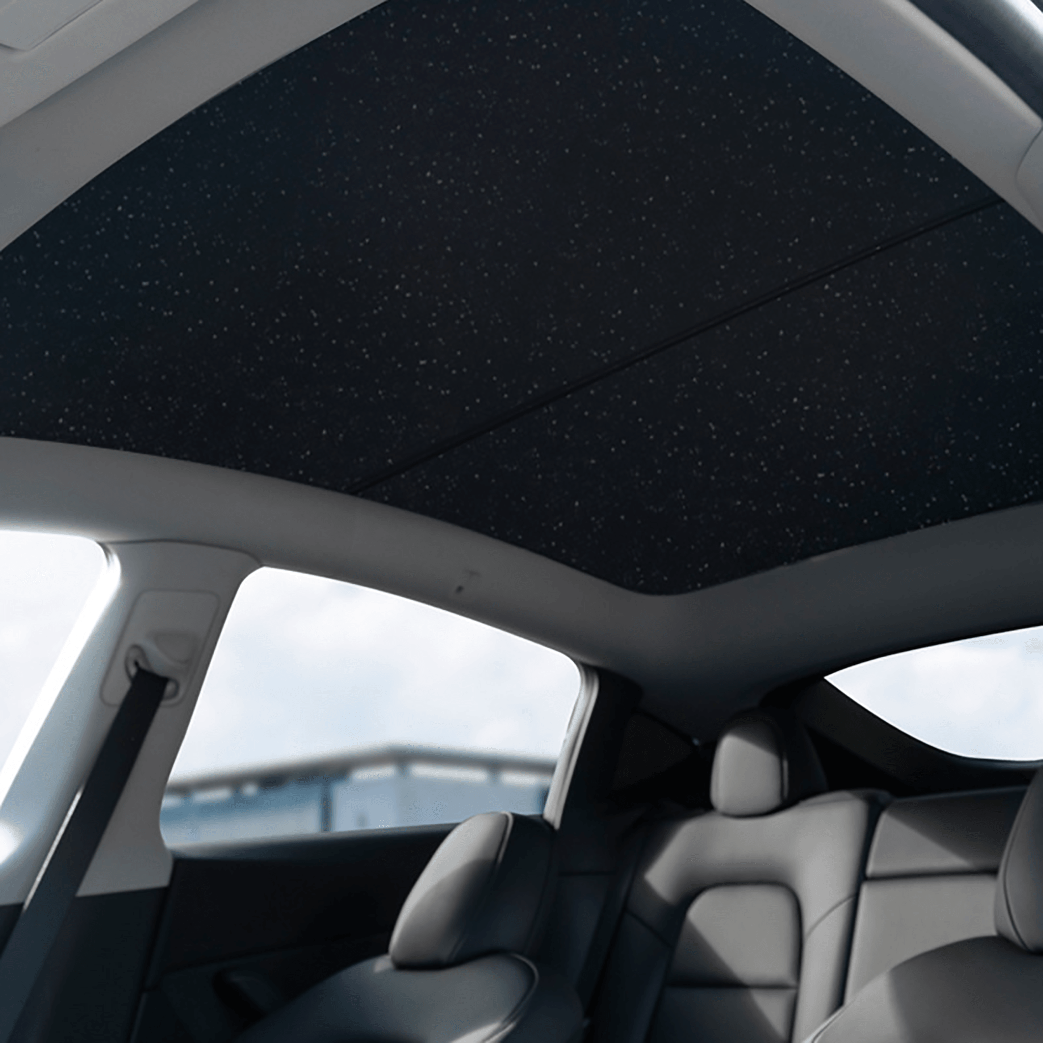 Tesla Model Y Glass Roof Sunshade - UV Protection & Heat Reduction for Summer Driving | Perfect for Road Trips & Outdoor Adventures