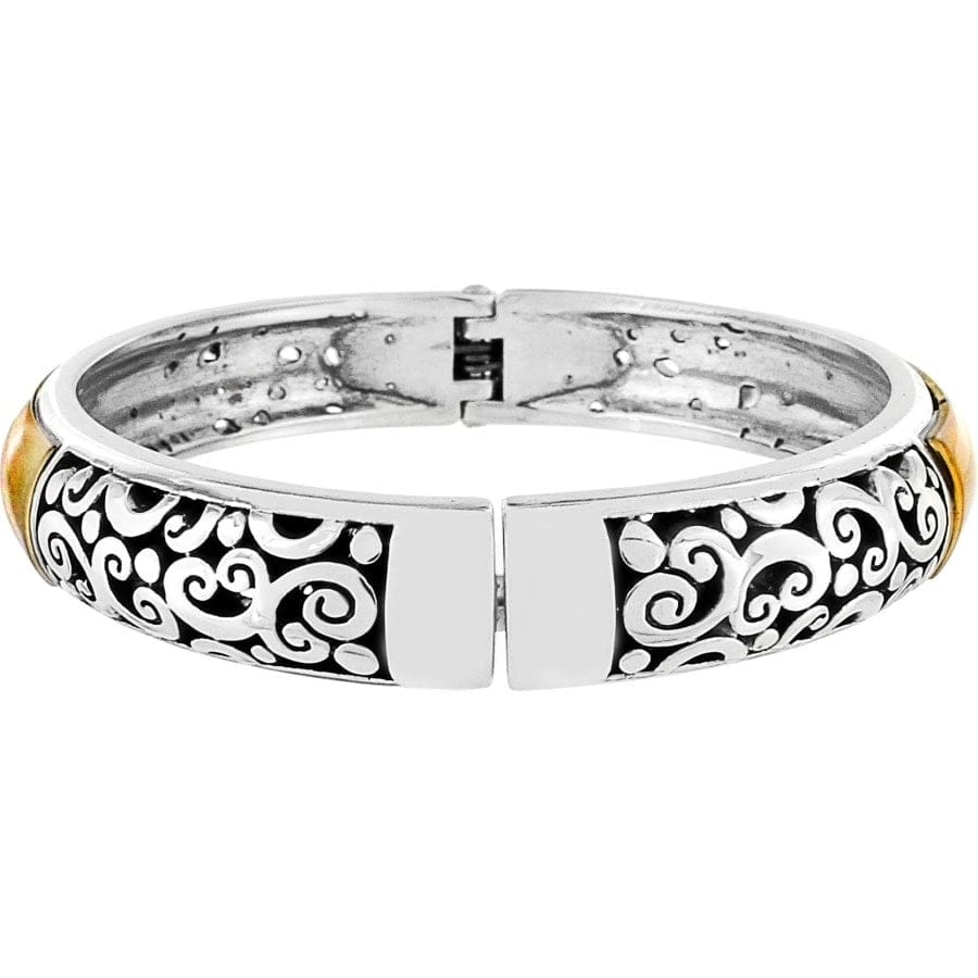 Catania Hinged Bangle Bracelet for Women - Elegant Adjustable Gold & Silver Jewelry Gift for Birthday, Anniversary, Wedding | Perfect for Everyday Wear, Date Night & Special Occasions