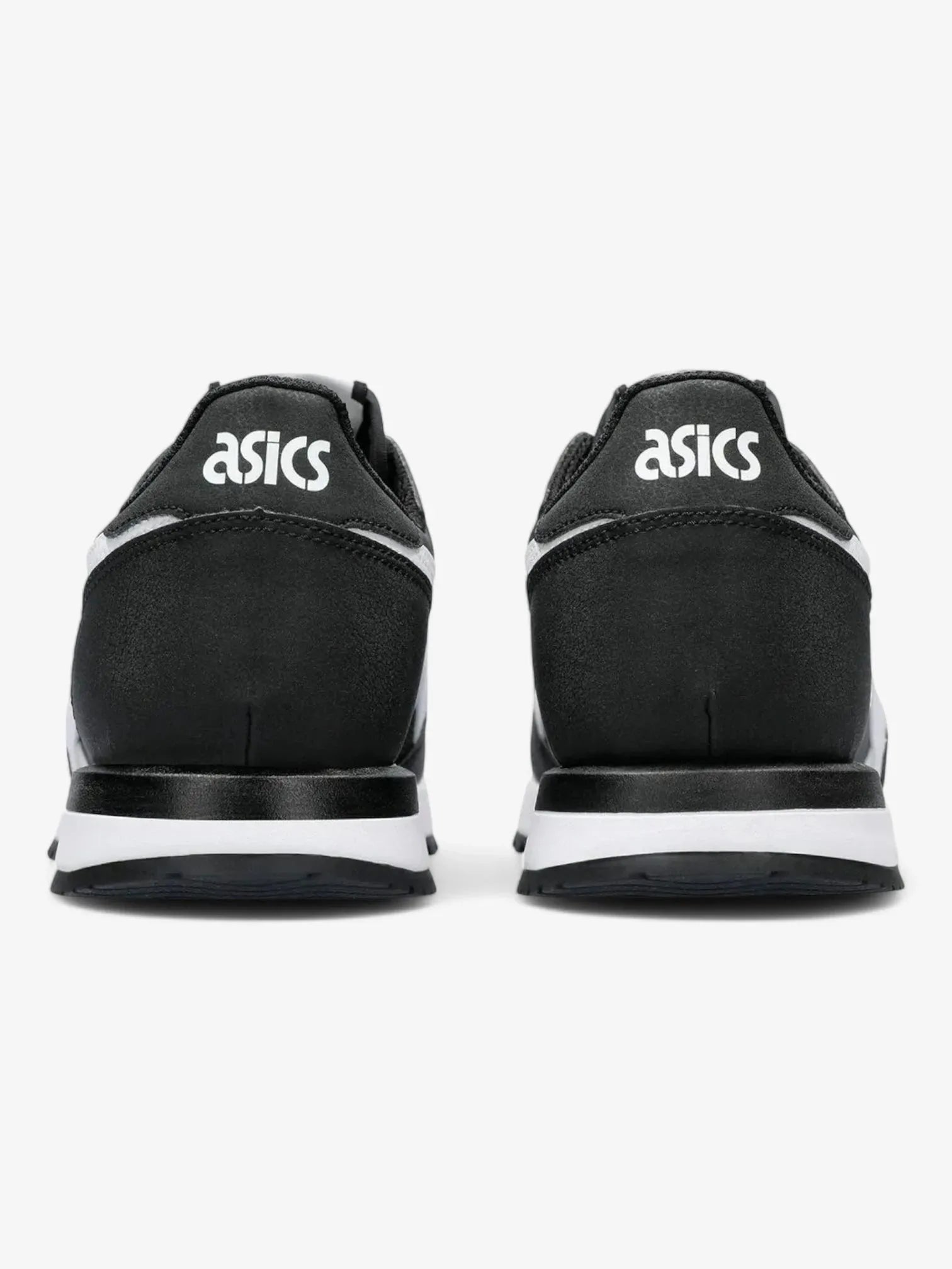 ASICS Women's Tiger Runner II Running Shoes - Black & White | Lightweight Cushioned Sneakers for Jogging, Gym & Daily Wear