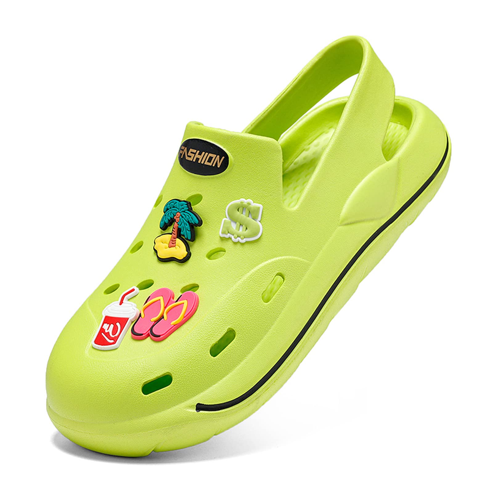**Breathable Unisex Garden Clogs - Comfortable Slip-On Beach Sandals for Women & Men | Perfect for Summer, Gardening, Poolside & Outdoor Activities**