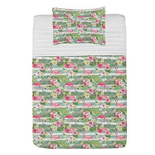 Green Pink White