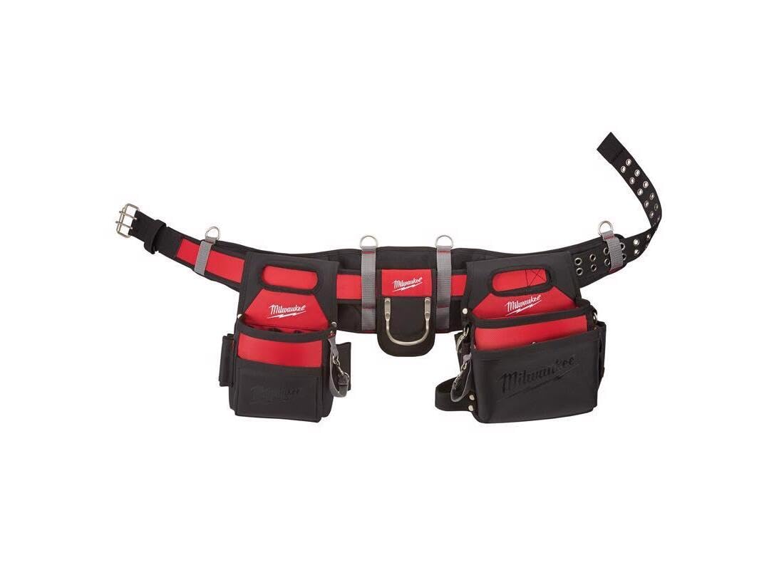 Milwaukee 48-22-8110 Electrician's Tool Belt - Durable Work Belt for Electricians & Contractors - Perfect for Wiring, Electrical Repairs & Construction Projects