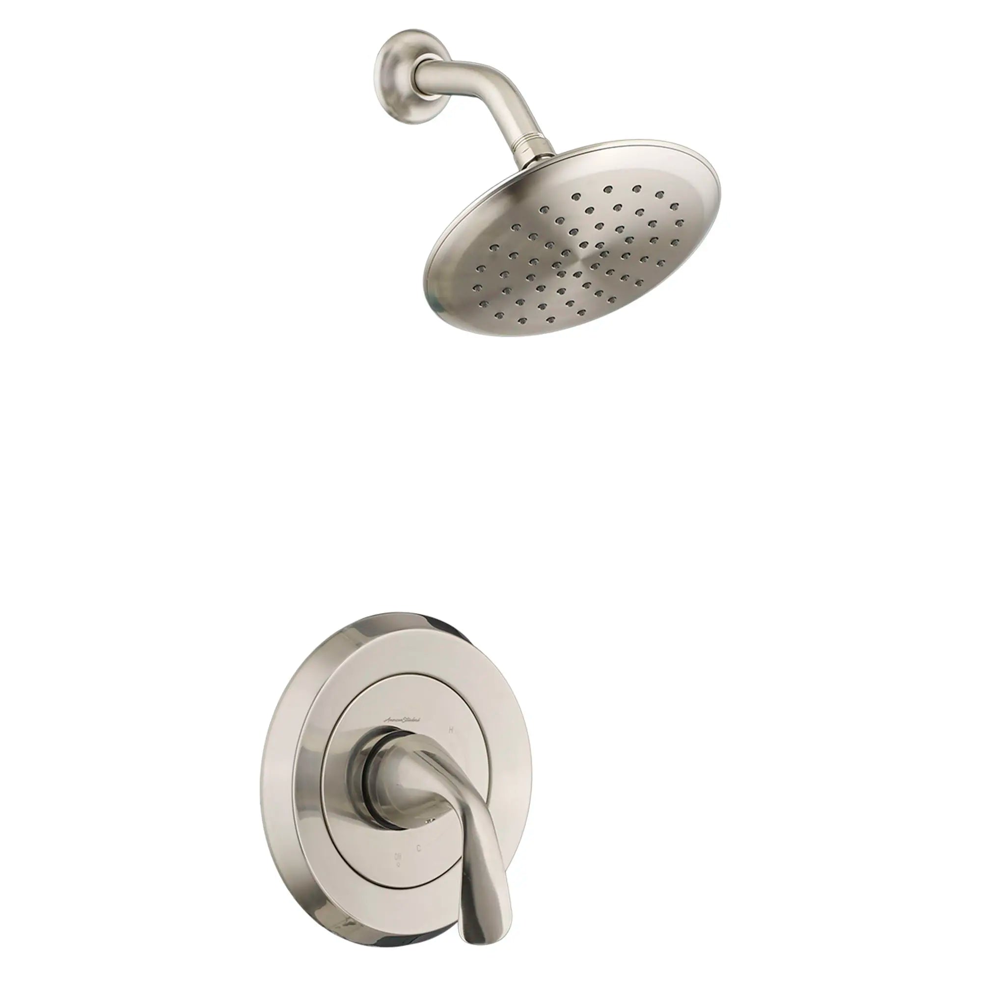 Fluent 2.5 GPM Shower Trim Kit with Double Ceramic Pressure Balance Cartridge & Lever Handle - Perfect for Modern Bathroom Renovations and Water-Efficient Showers