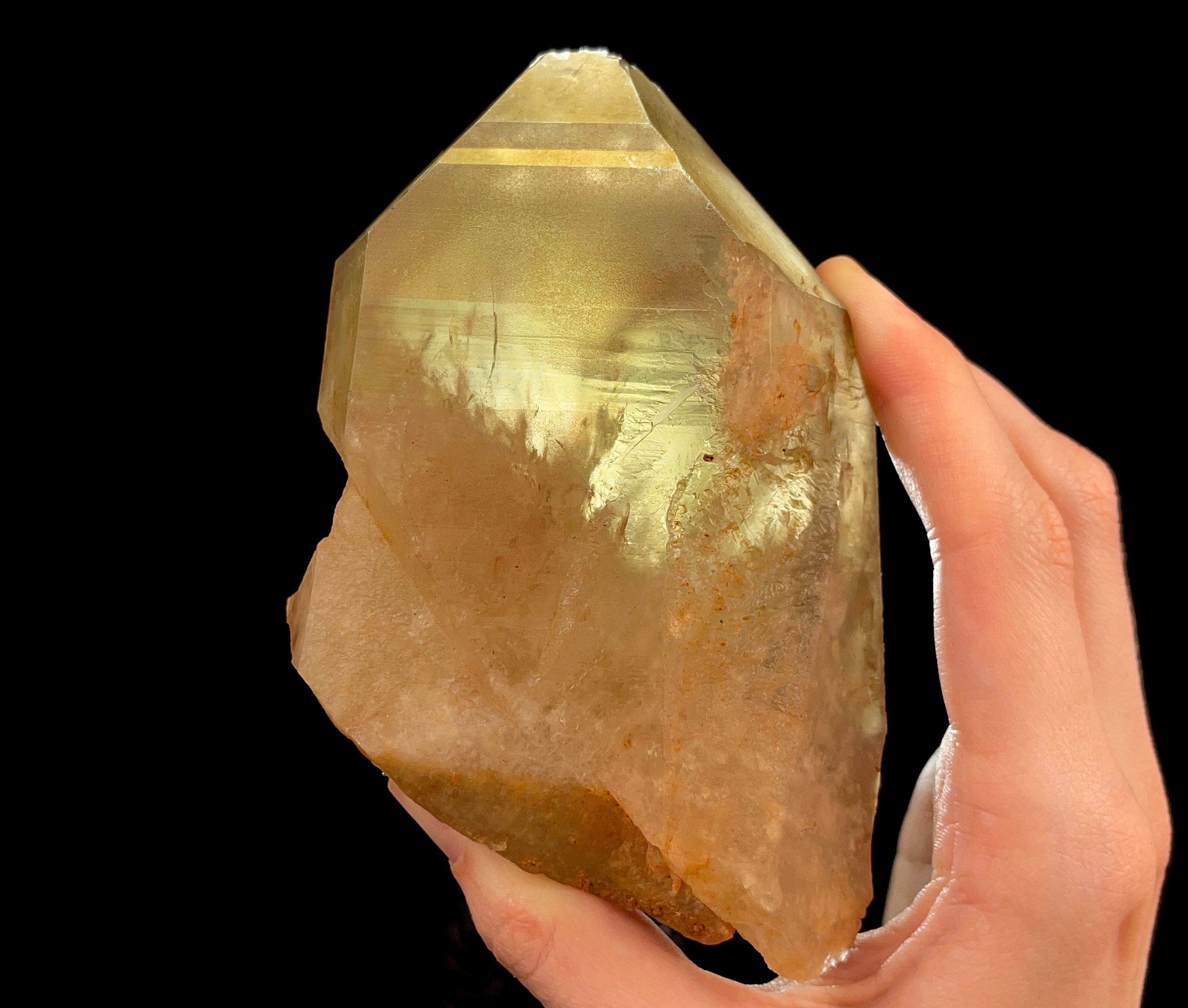 Natural Citrine Raw Crystal Point - November Birthstone, Healing Stone, Home & Office Decor, Spiritual Gift for Meditation & Energy Cleansing | Perfect for Crystal Grids, Feng Shui, Reiki & Yoga Spaces