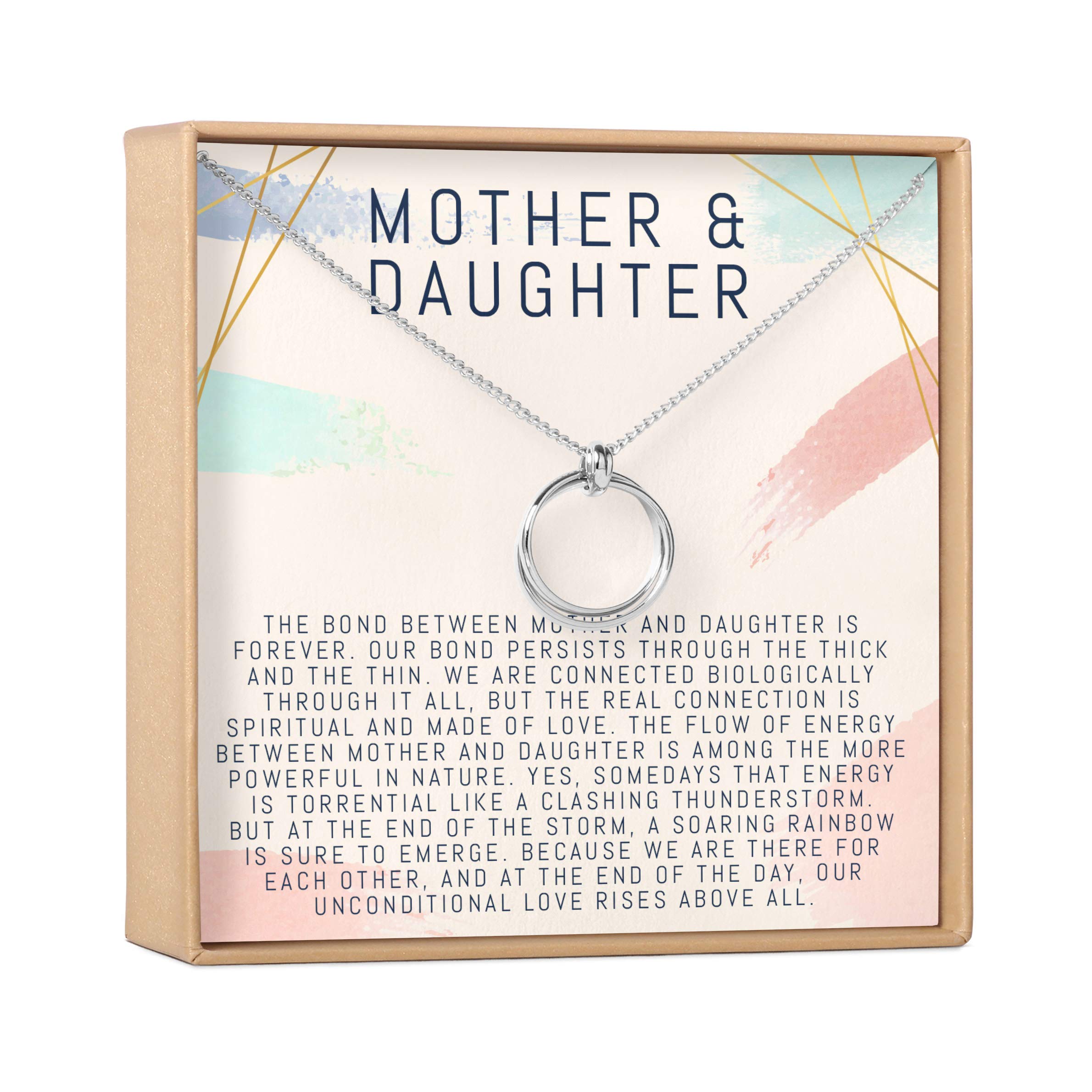 Mother Daughter Necklace Set - Heart Shaped Matching Jewelry Gift for Birthday, Christmas, Anniversary | Perfect for Family Bonding & Special Occasions