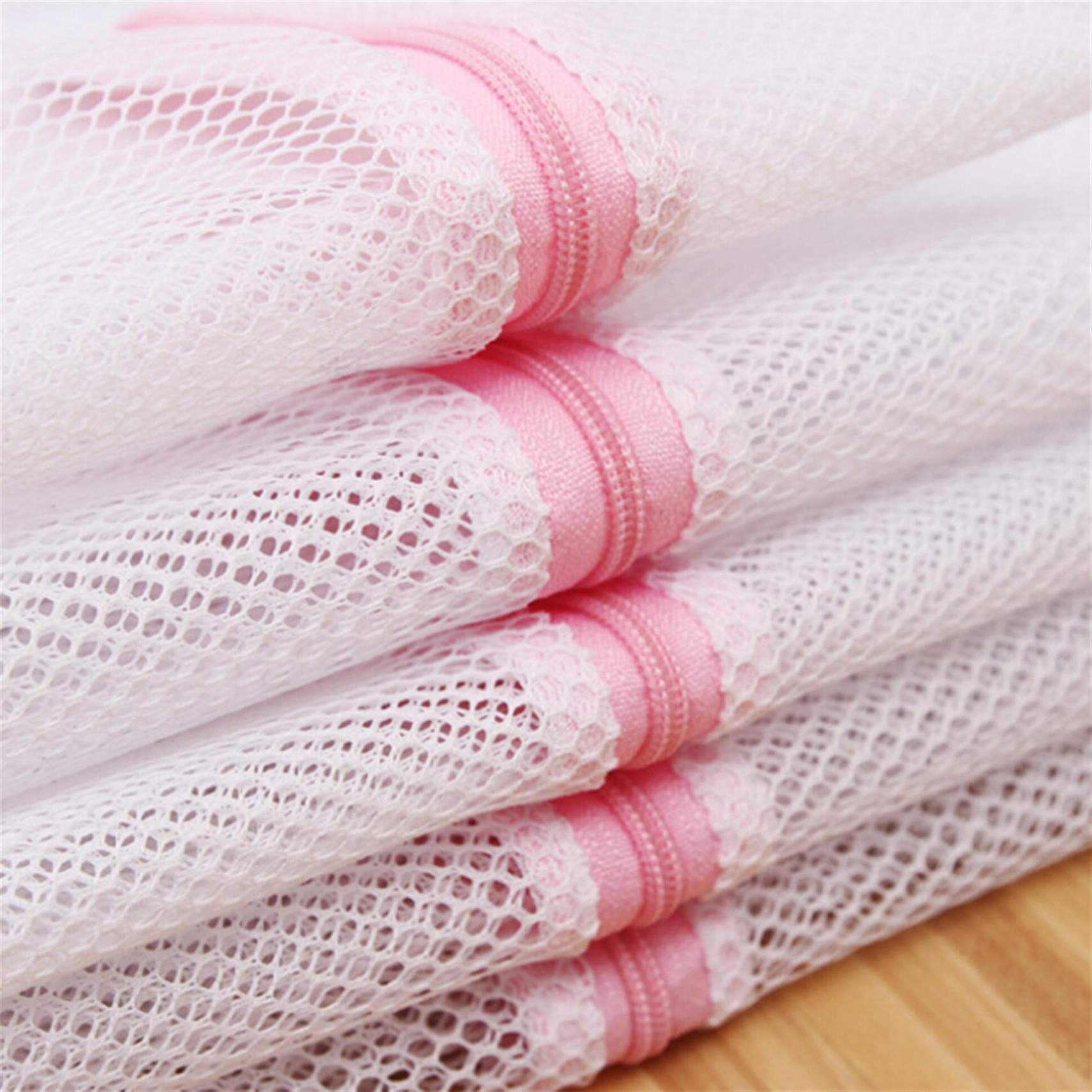 Mesh Laundry Bags for Delicates - 3 Pack Washable Lingerie Bags for Bras, Underwear & Swimwear - Fine Mesh Fabric Protects Clothes in Washing Machine - Perfect for Travel, Gym & Home Laundry