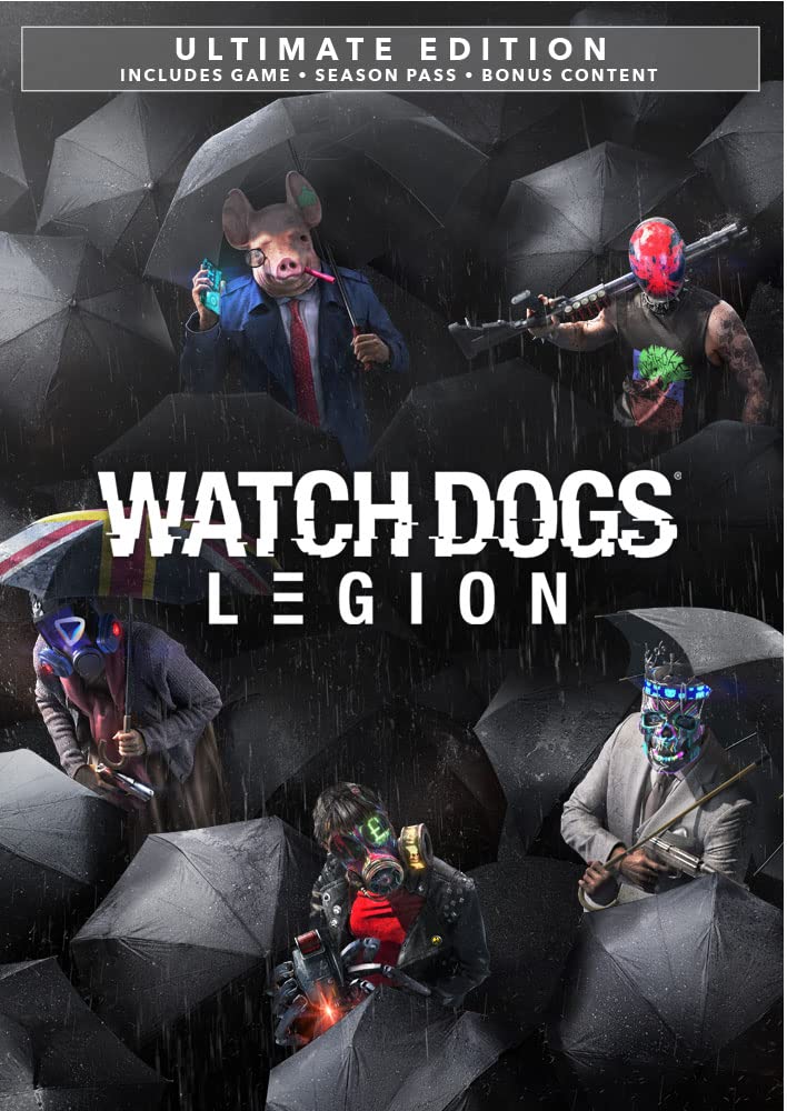 Watch Dogs: Legion - Ultimate Edition PC Game Code | Ubisoft Connect | Open-World Hacking Adventure for Windows