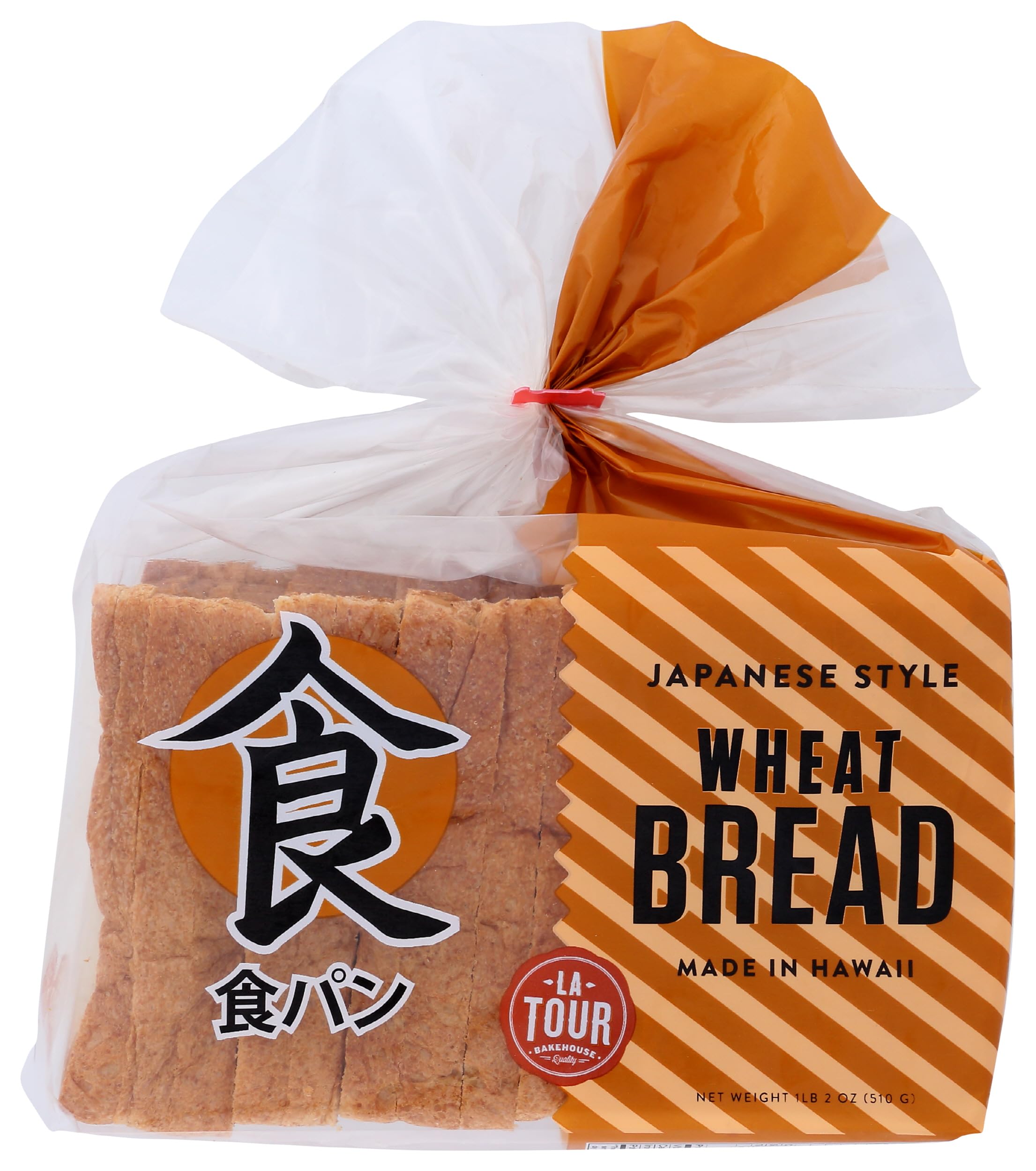 LA TOUR BAKEHOUSE Japanese Style Wheat Bread - 18oz Soft & Fluffy Artisan Loaf for Sandwiches, Toast & Breakfast | Premium Bakery Quality