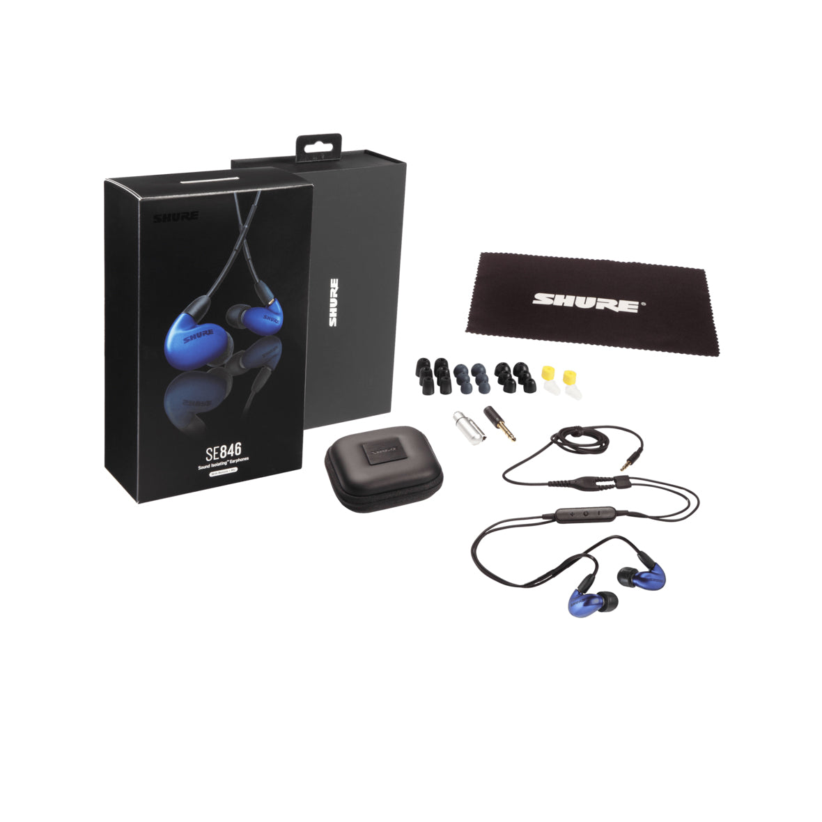 Shure SE846 Professional Wired Sound Isolating Earphones with Remote & Mic - High-Fidelity In-Ear Monitors for Musicians, Audiophiles & Studio Recording