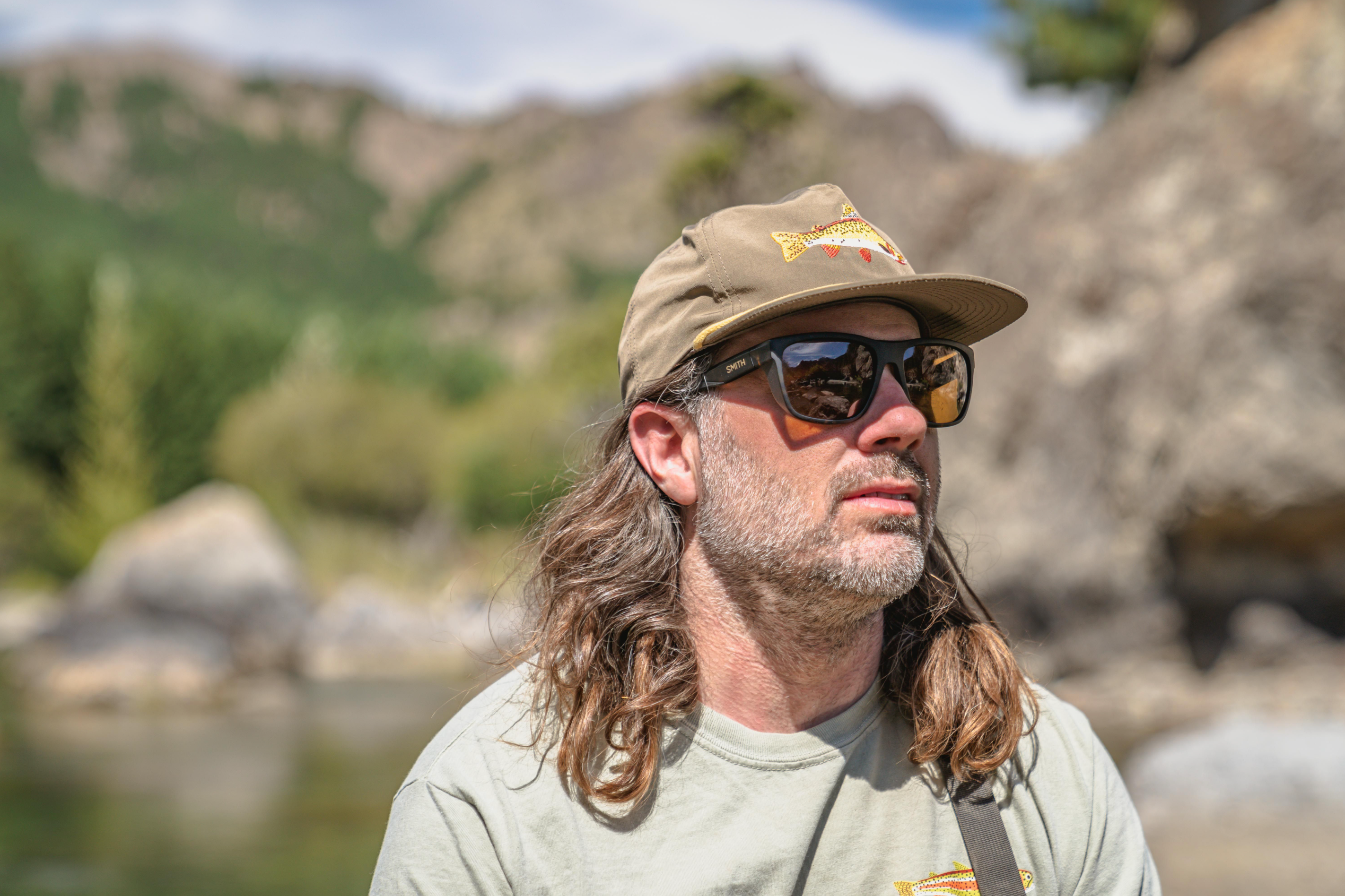 Yellowstone Cutthroat Native Trout Hat - Authentic Western Style Fishing Cap for Anglers - Perfect for Fly Fishing, Camping, and Outdoor Adventures
