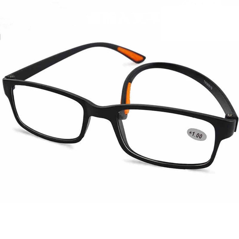 Anti-Blue Light Reading Glasses for Men & Women - Black Computer Glasses for Screen Time, Gaming & Office Work