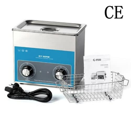 Stainless Steel 3L Industrial Ultrasonic Cleaner with Heater & Timer - Professional Jewelry, Dental Tools, and Eyeglass Cleaning Equipment for Home & Commercial Use