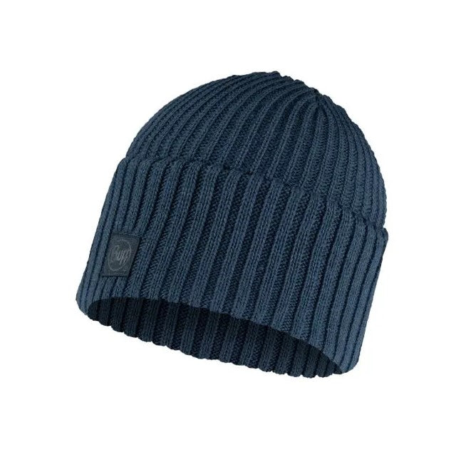 BUFF Knit Hat for Men & Women - Rutger Steel Blue Winter Beanie for Skiing, Hiking & Outdoor Activities