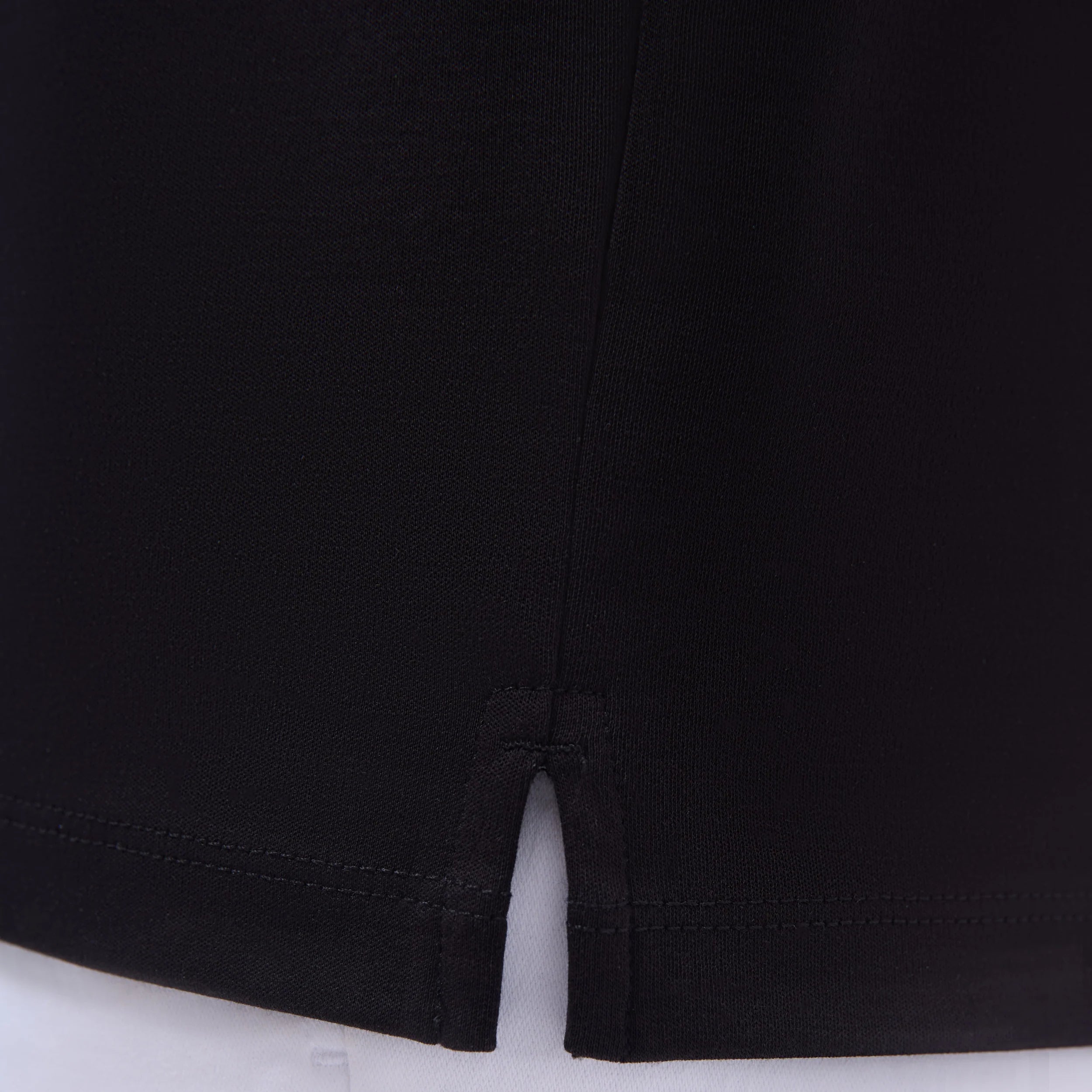Bugatchi Holden Premium Pima Cotton V-Neck T-Shirt for Men - Soft & Breathable Black Tee - Perfect for Casual Wear, Layering & Everyday Comfort