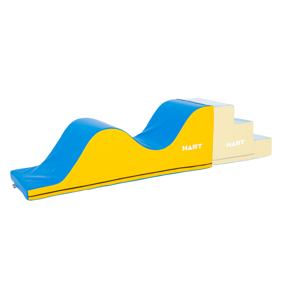 HART Soft Shape Wave - Ultra Comfortable Memory Foam Pillow for Neck and Back Support - Perfect for Side Sleepers, Travel & Home Use