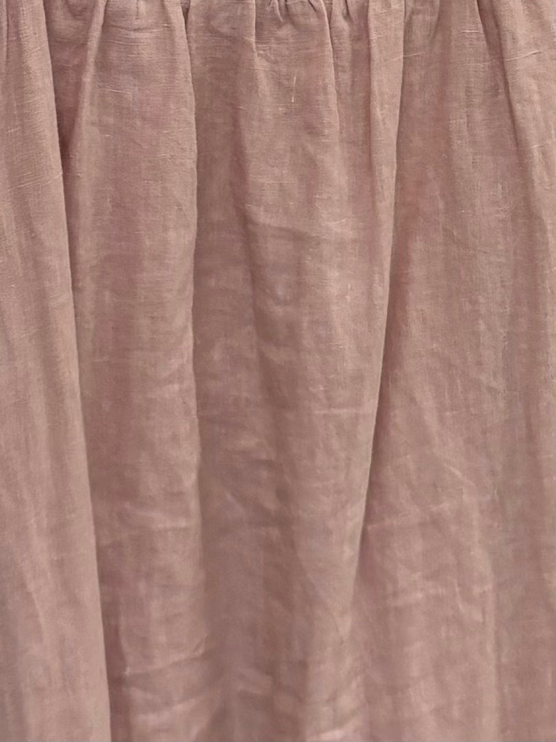 Candace Maxi Dress in Sweet Blush | 100% Linen Maternity Dress | Bump Friendly & Comfortable | Perfect for Pregnancy, Summer Outfits & Casual Occasions