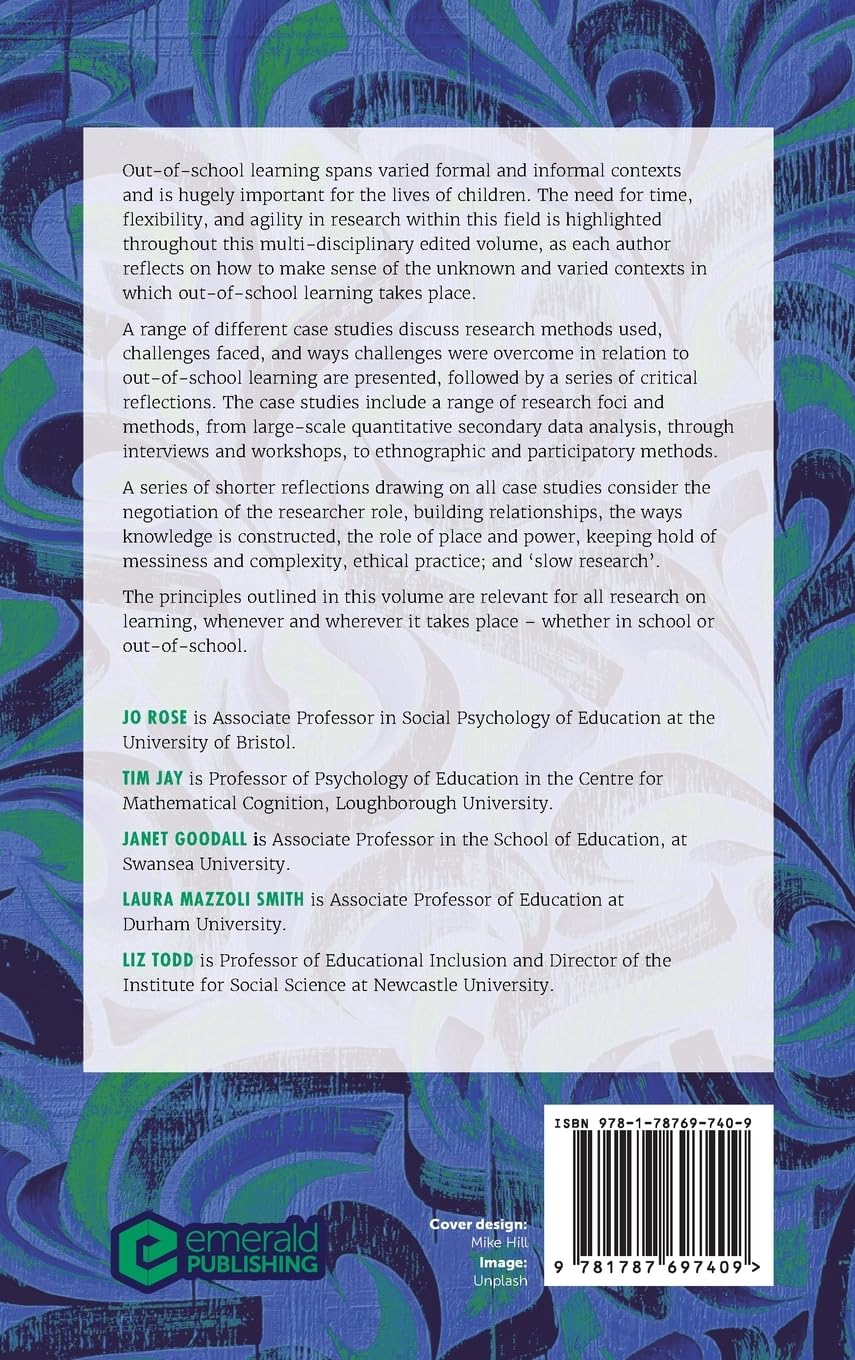 Repositioning Out-of-School Learning: Research Methodologies & Possibilities for Studying Informal Education - Perfect for Educators, Researchers & Policy Makers
