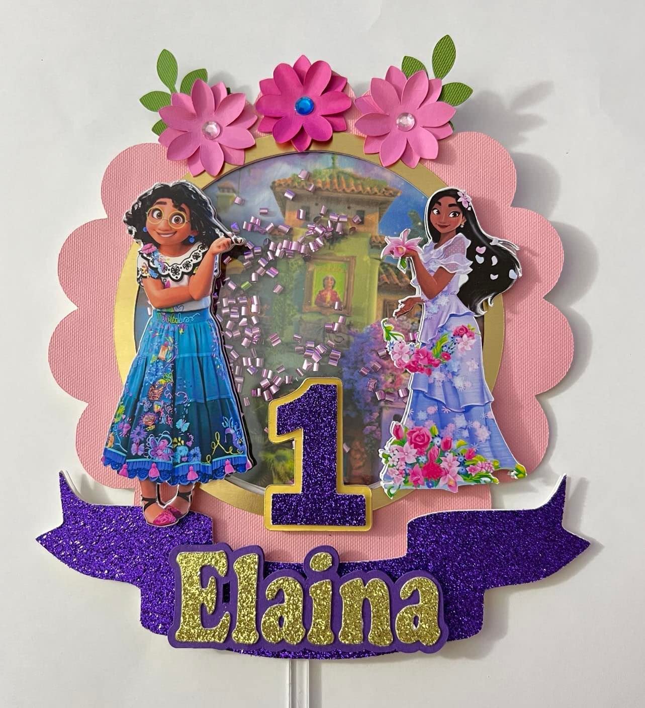 Encanto Disney Movie Inspired Cake Topper - Perfect for Birthday Cakes, Wedding Cakes, and Special Celebration Desserts