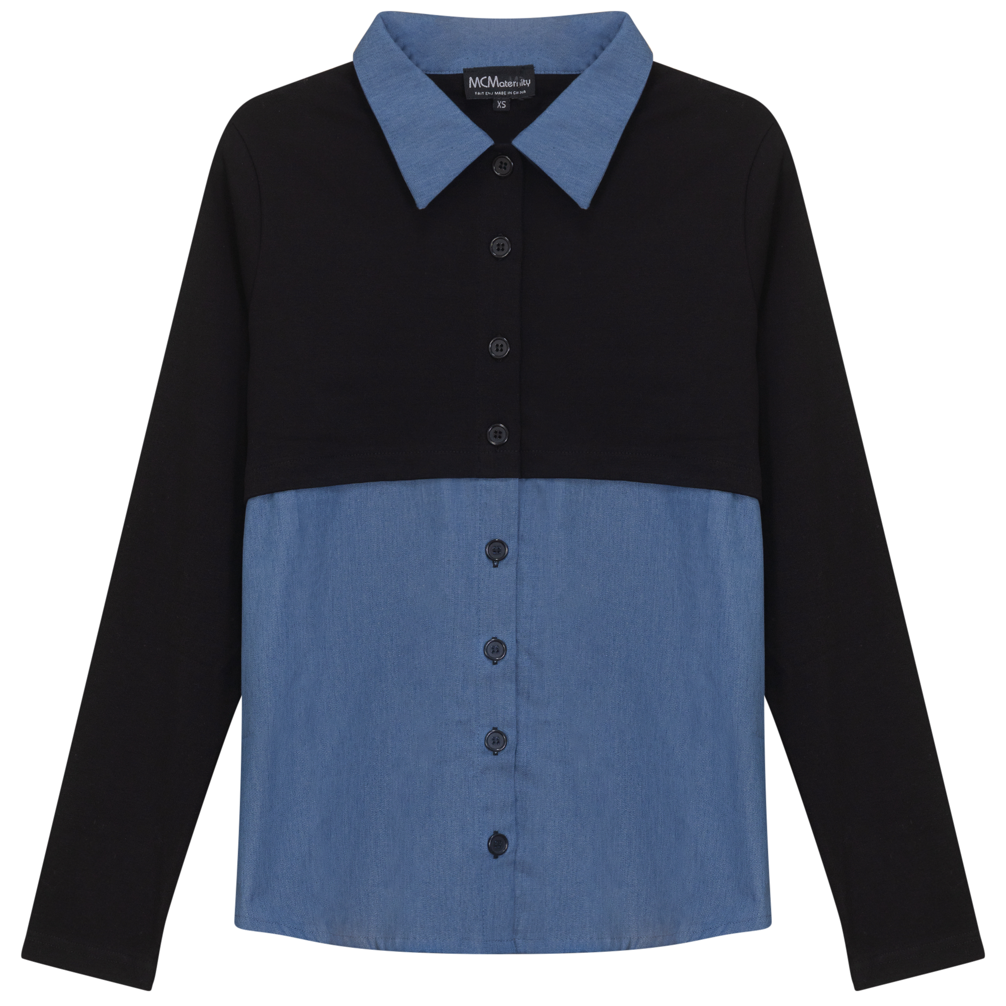 Black/Chambray