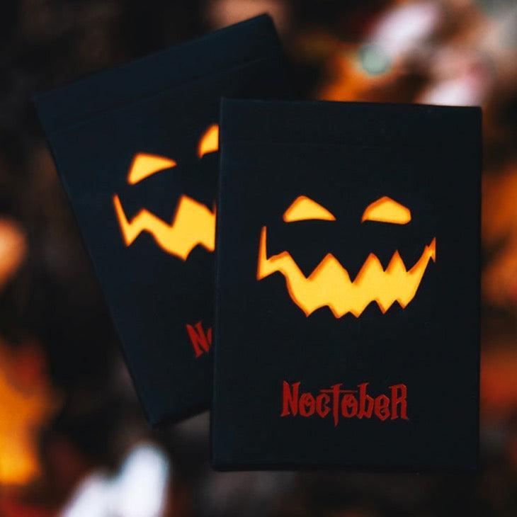 NOCtober Playing Cards - Premium Deck for Magic Tricks, Poker & Card Games | Perfect for Parties, Travel & Collectors