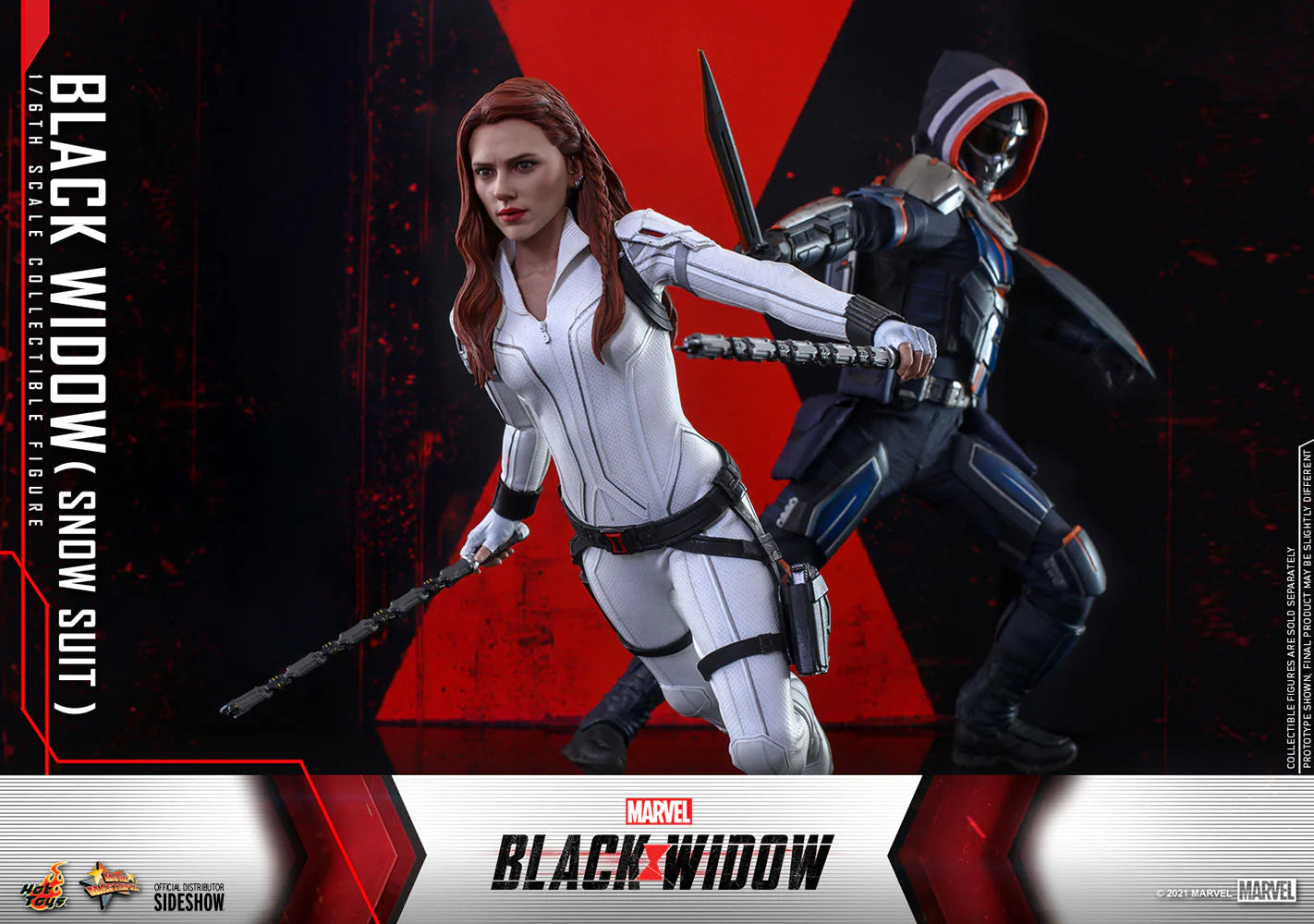 Hot Toys Marvel Comics Black Widow (Snow Suit Version) 1/6 Scale Collectible Action Figure - Perfect for Display, Collection, and Marvel Fans Gift