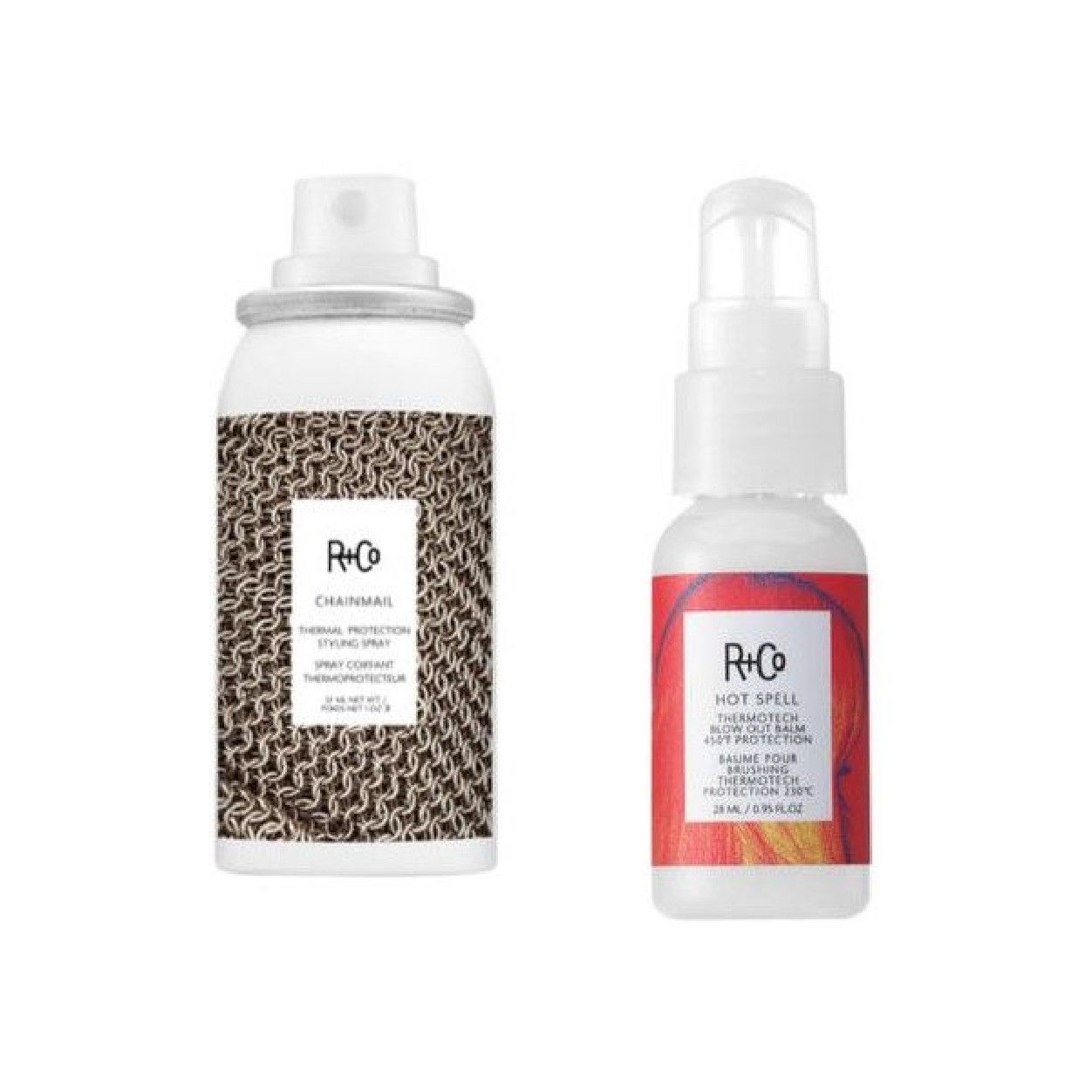 Thermotech Hot Spell Blow Out Balm & Chainmail Thermal Spray for Heat Protection - Styling & Hair Care for Smooth, Frizz-Free Hair - Perfect for Salon & Home Use