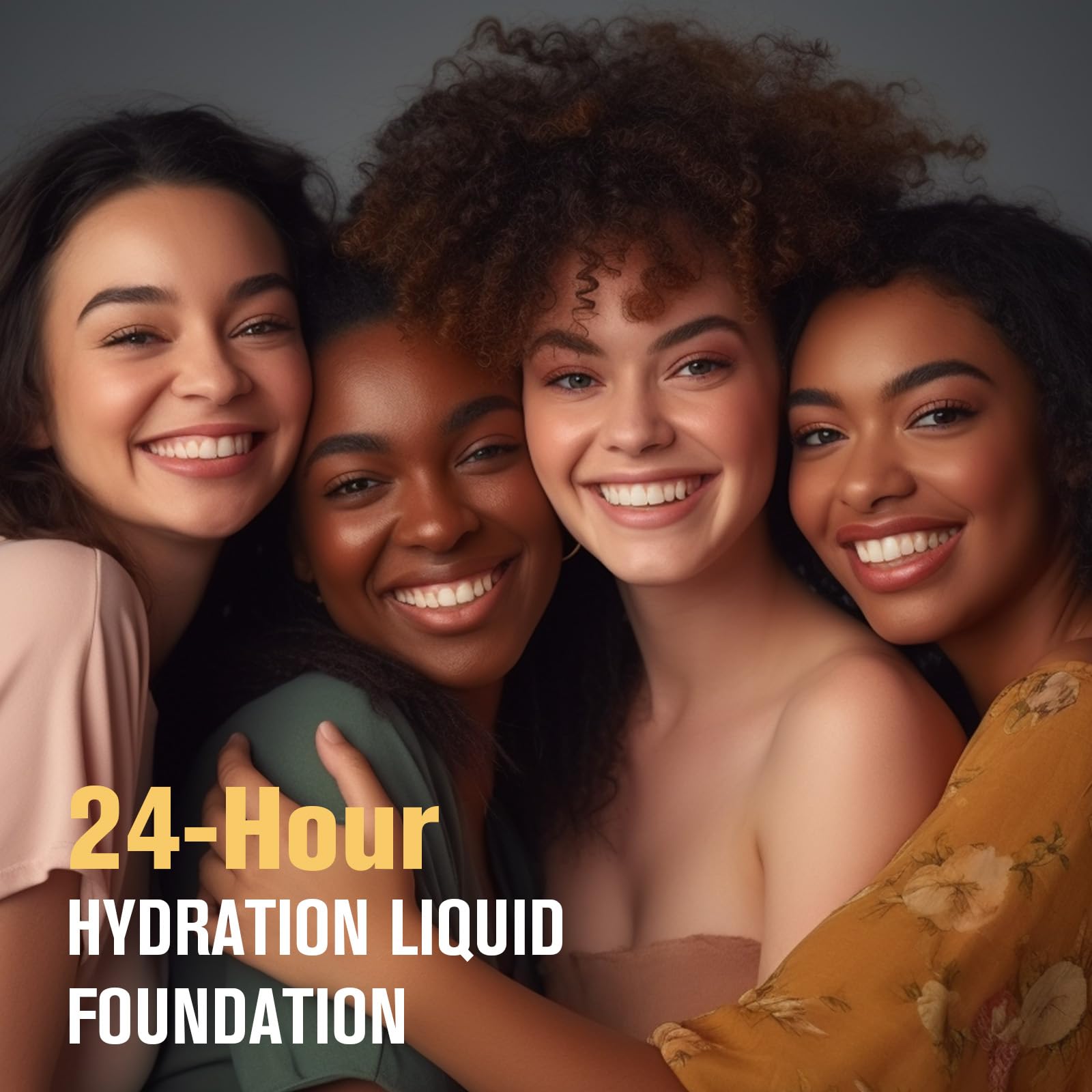 UCANBE Matte Liquid Foundation Makeup - Medium to Full Coverage, Waterproof & Longwear Serum Cream Foundation for Combination & Oily Mature Skin | Lightweight, Hydrating & Nourishing Formula | Natural Beige, 1 fl. oz | Perfect for Daily Wear, Special Occasions & Professional Makeup Looks