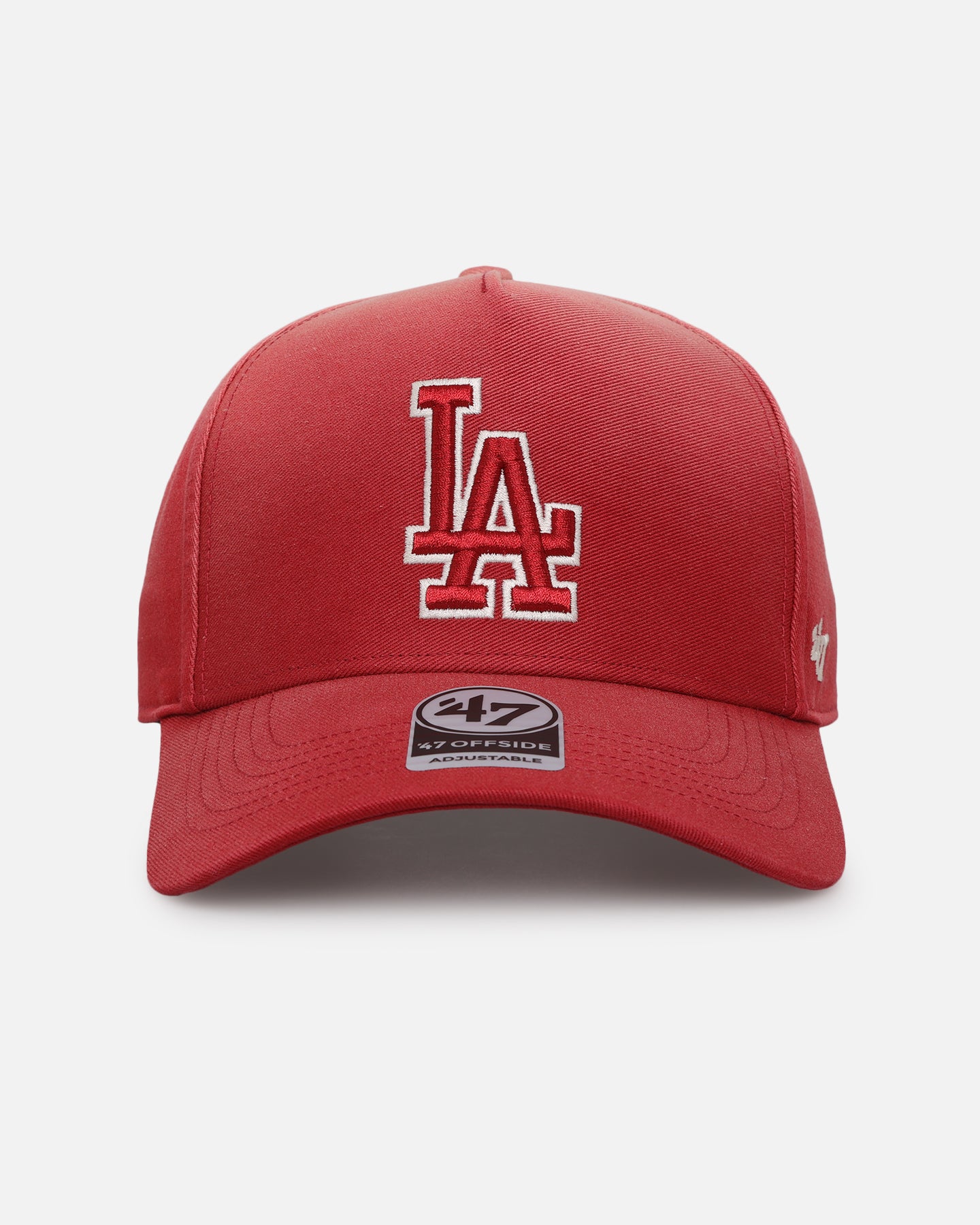 47 Brand Los Angeles Dodgers 'Sunbleach' 47 Offside Snapback Cayenne - Adjustable Baseball Cap for Men & Women - Perfect for Sports Games, Streetwear Fashion and Casual Outfits