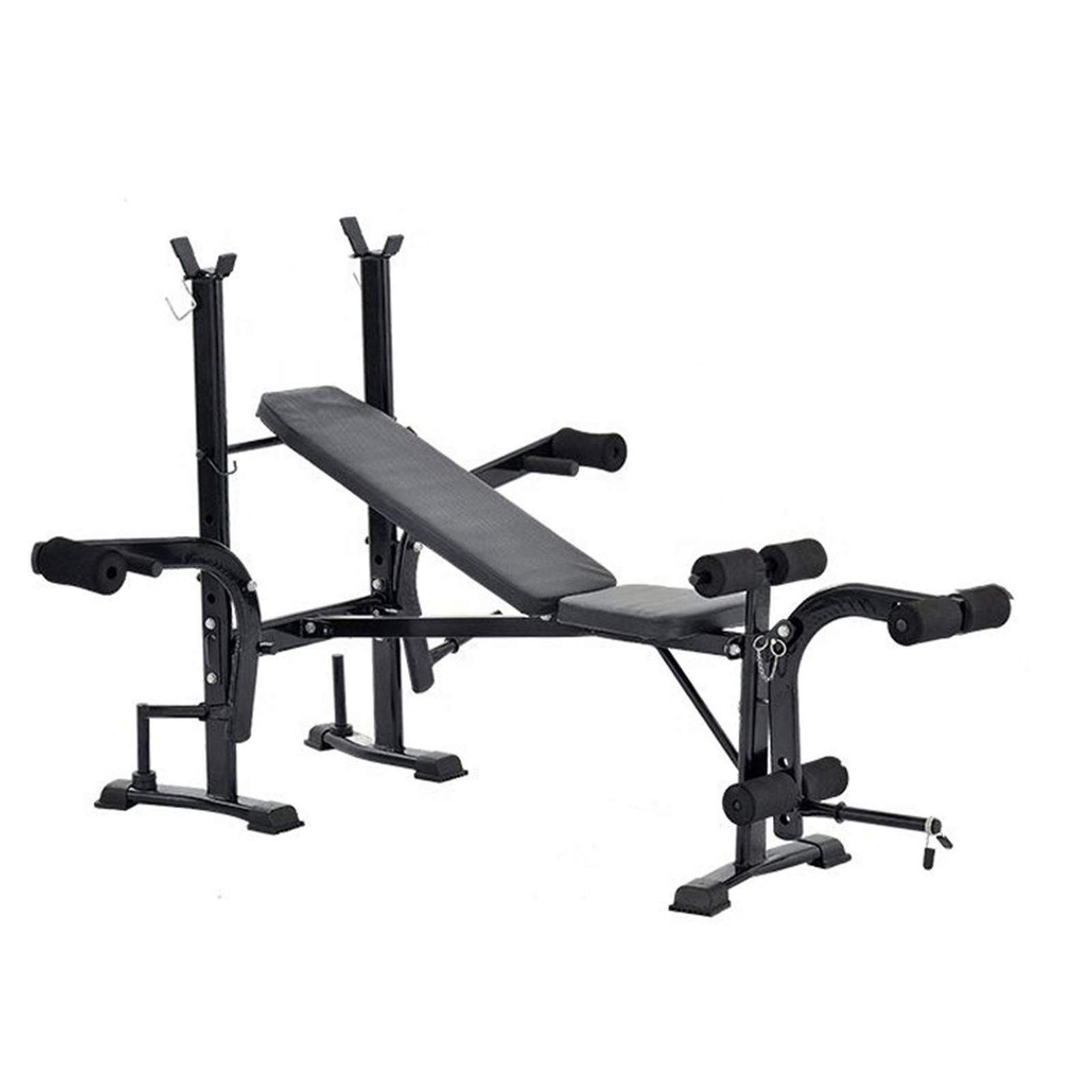 LVLONG Adjustable Weight Bench for Home Gym - Barbell Lifting Press Exercise Equipment with Incline Function | Perfect for Strength Training, Bodybuilding & Home Workouts