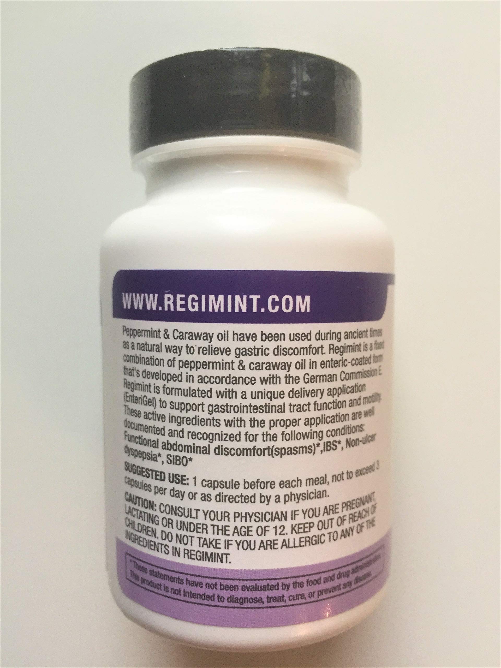 Peppermint Oil with Caraway Enteric Coated Capsules - 4 Pack for IBS Relief | Supports Digestive Comfort & Gut Health | Ideal for Travel, Work & Daily Wellness