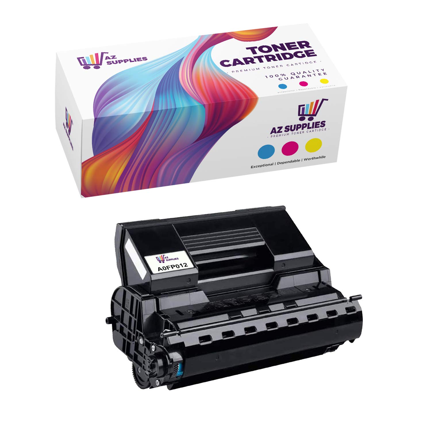 AZ SUPPLIES Compatible Toner Cartridge Replacement for Konica Minolta A0FP012 CK5650 PagePro 5650EN (Black, 1 Pack) - 19,000 Page Yield | High-Quality Printer Ink for Office & Home Use, Reliable Printing Solution for Documents & Reports