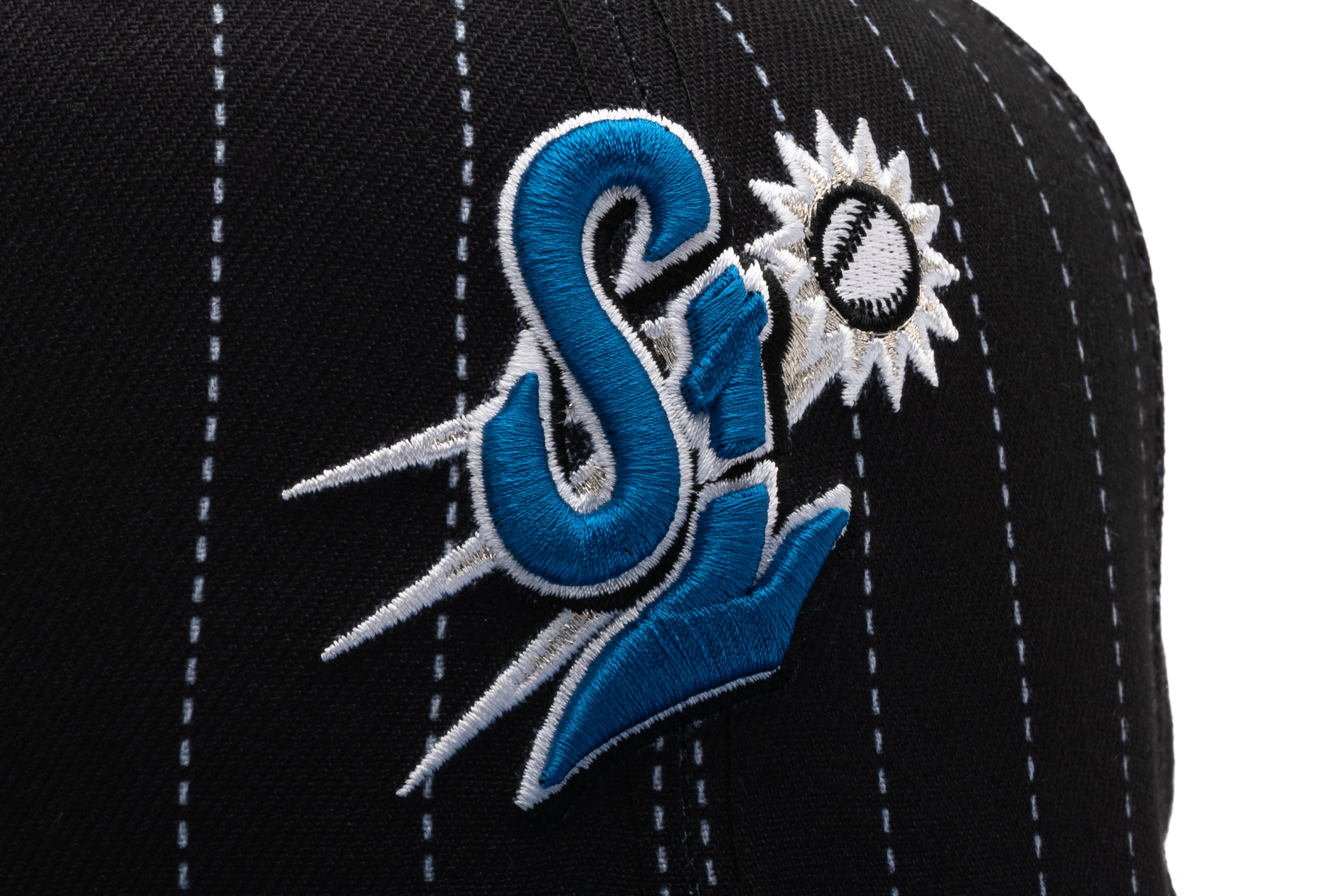 New Era x Politics St. Lucie Mets 59FIFTY Fitted Hat - Black/Blue Baseball Cap for Men - Official MLB Team Merchandise - Perfect for Games, Collecting & Streetwear Fashion
