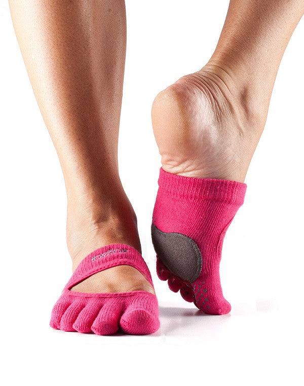 ToeSox Releve Dance Socks - Non-Slip Grip Ballet Socks for Ballet, Yoga & Pilates - Perfect for Dance Classes, Studio Practice & Performance