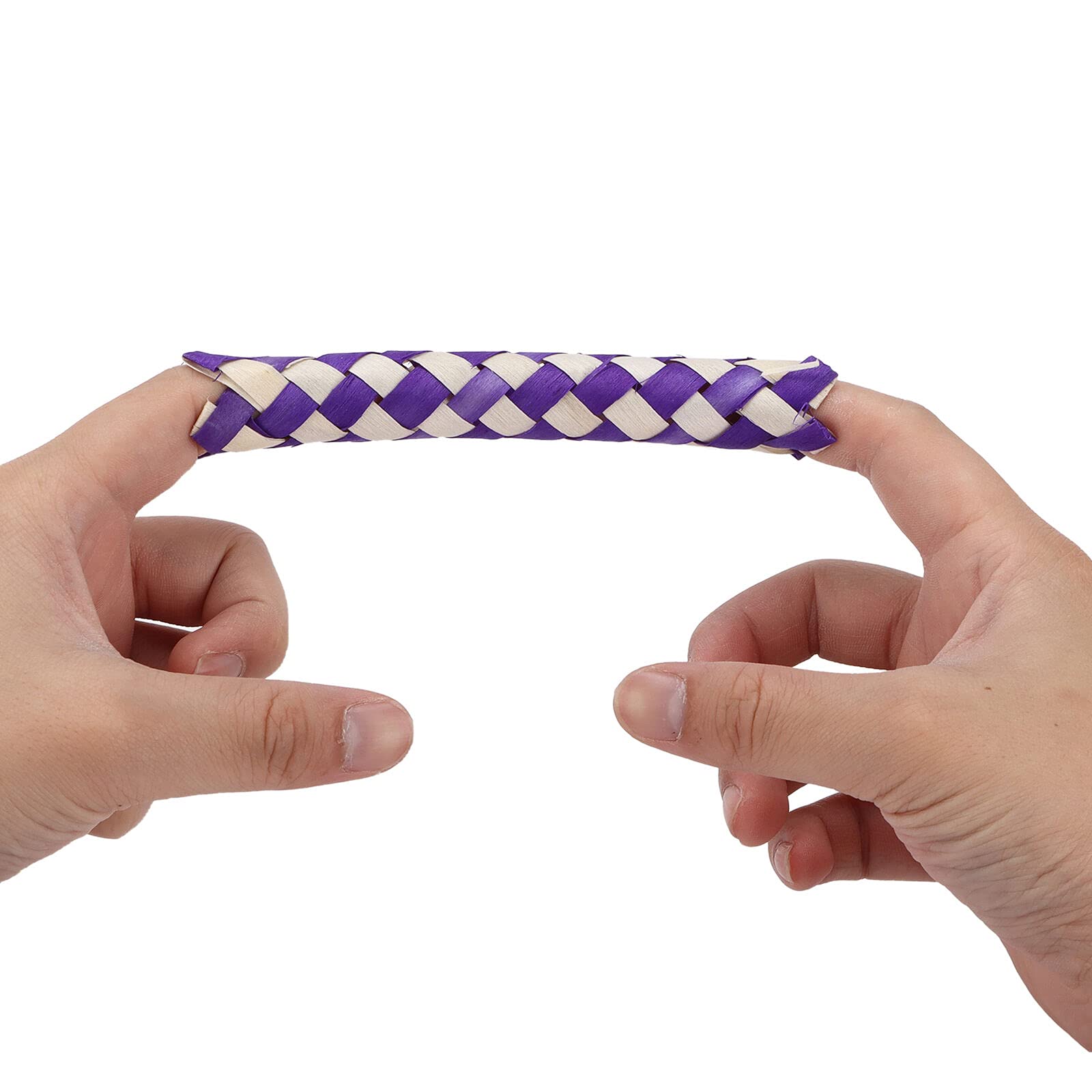 MilesMagic Chinese Finger Trap - Fun Magic Trick Gag Gift for Teens & Adults - Perfect for Birthday Parties, Pranks & Comedy Shows - Novelty Toy for Magic Tricks & Practical Jokes