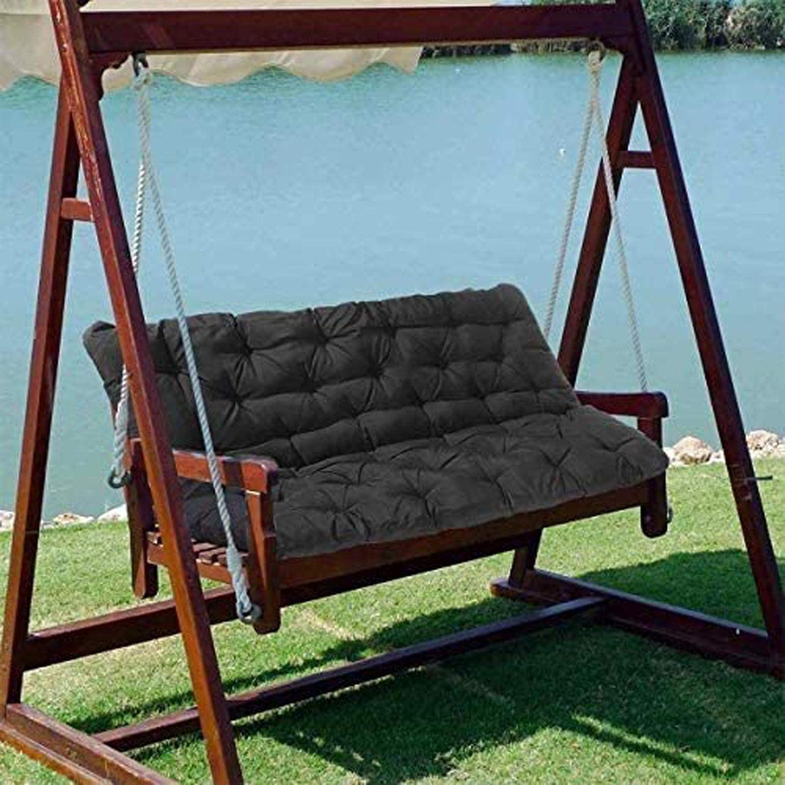 **Premium Waterproof Outdoor Bench Cushion – Replacement Pad for 2-3 Seater Garden Swing, Patio Lounger & Recliners – Non-Slip, Red (150x50x10cm) – Perfect for Backyard, Deck & Poolside Relaxation**