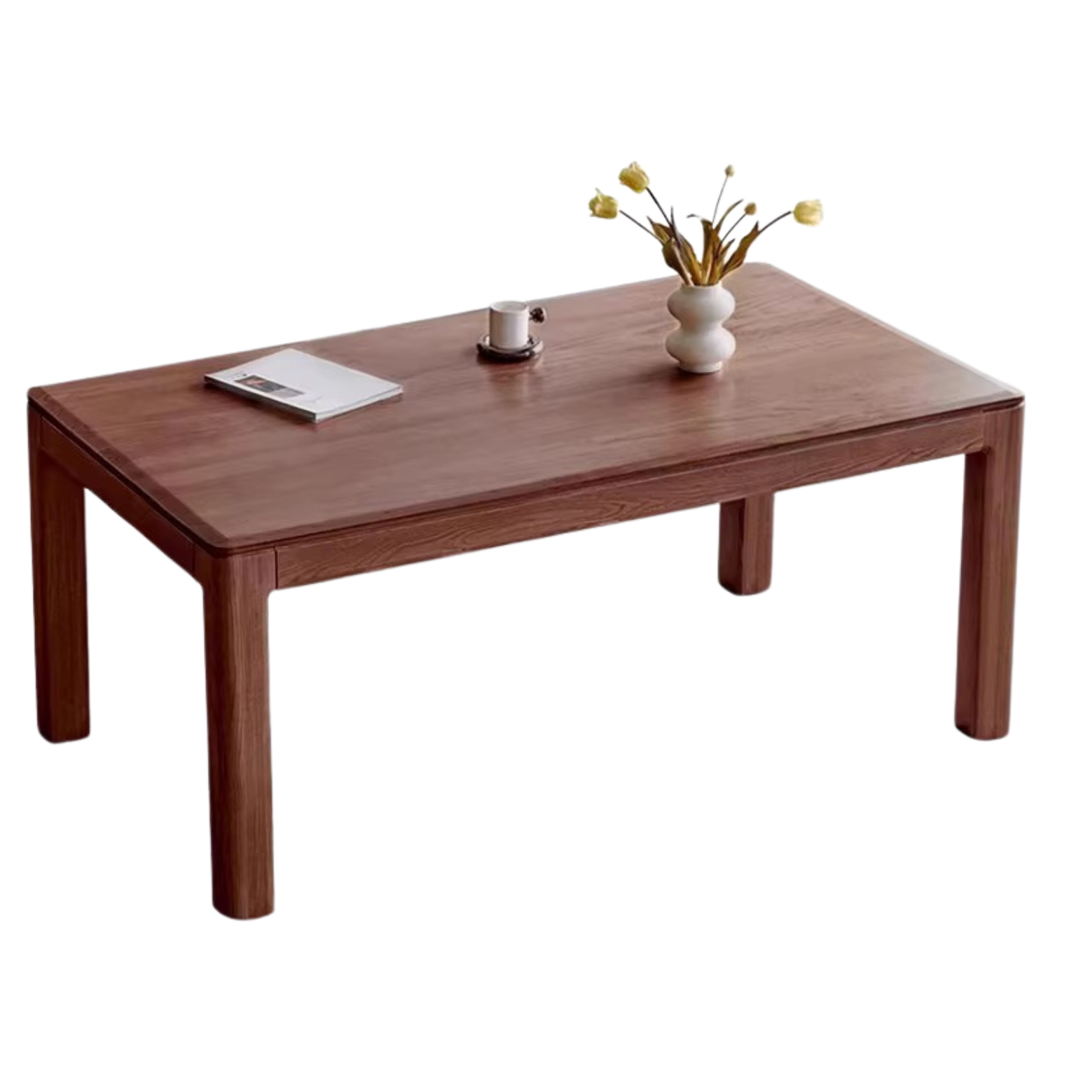 55.1x31.5x29.9 Inch / 140x80x76 сm / Walnut color / Oak Dining table