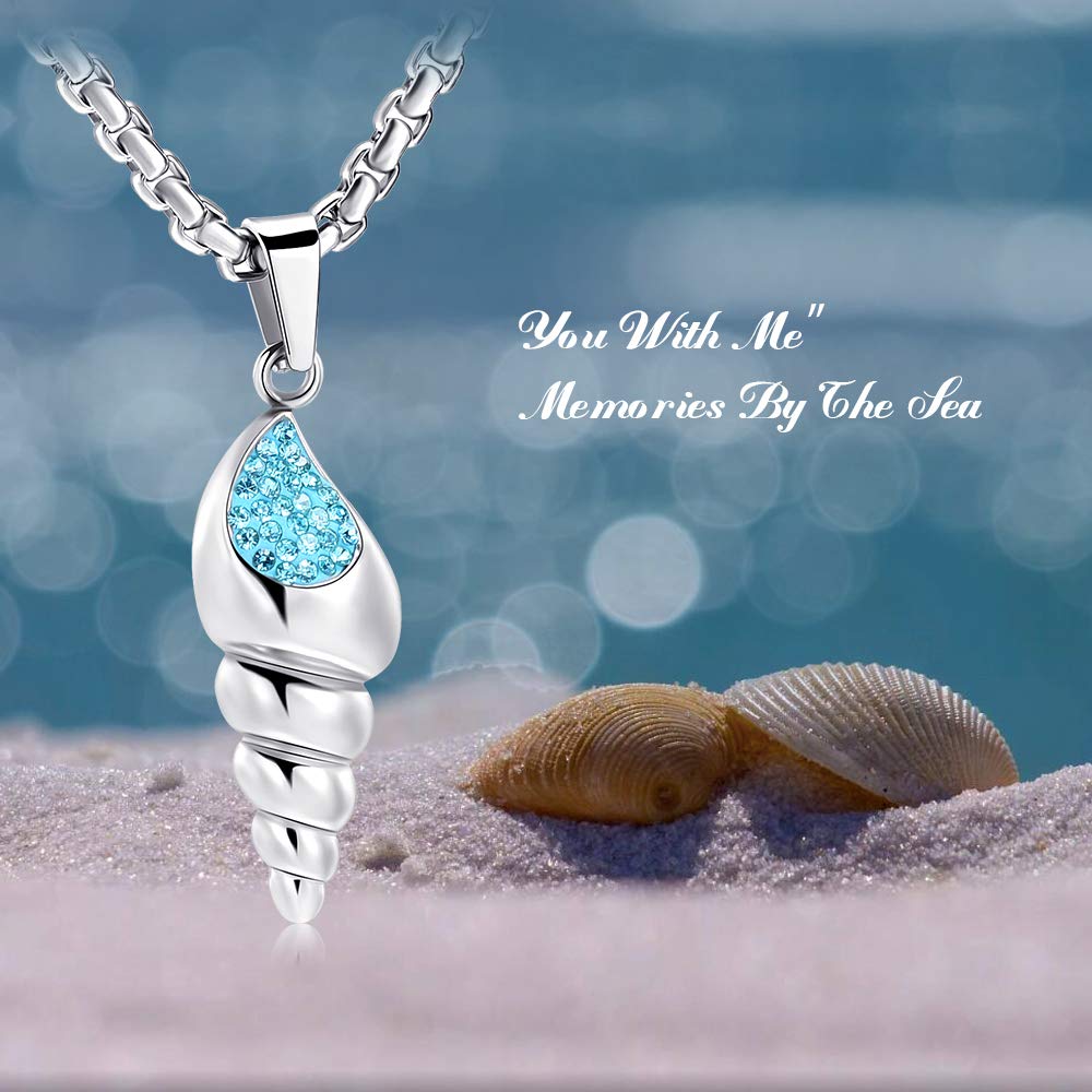 Memorial Urn Necklace for Ashes - Stainless Steel Keepsake Pendant for Loved Ones - Perfect for Remembrance & Travel