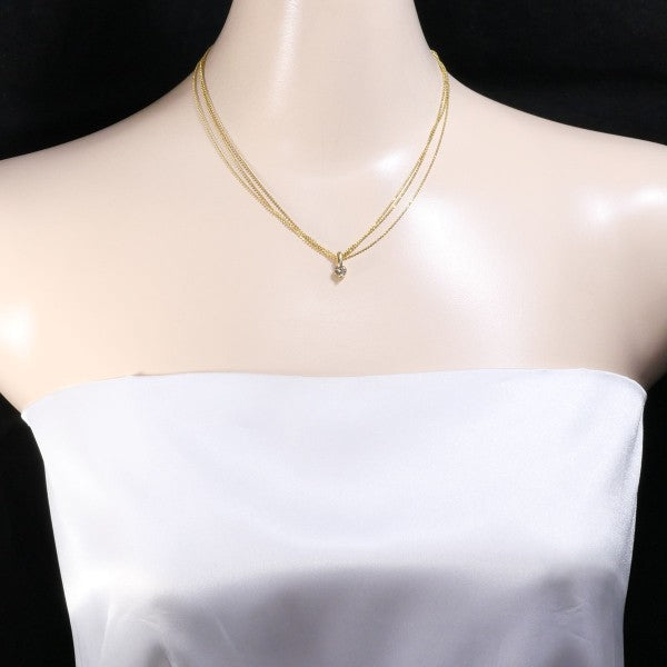 18K Yellow Gold Brown Diamond Necklace for Women - Elegant Luxury Jewelry Gift for Anniversary, Birthday & Special Occasions