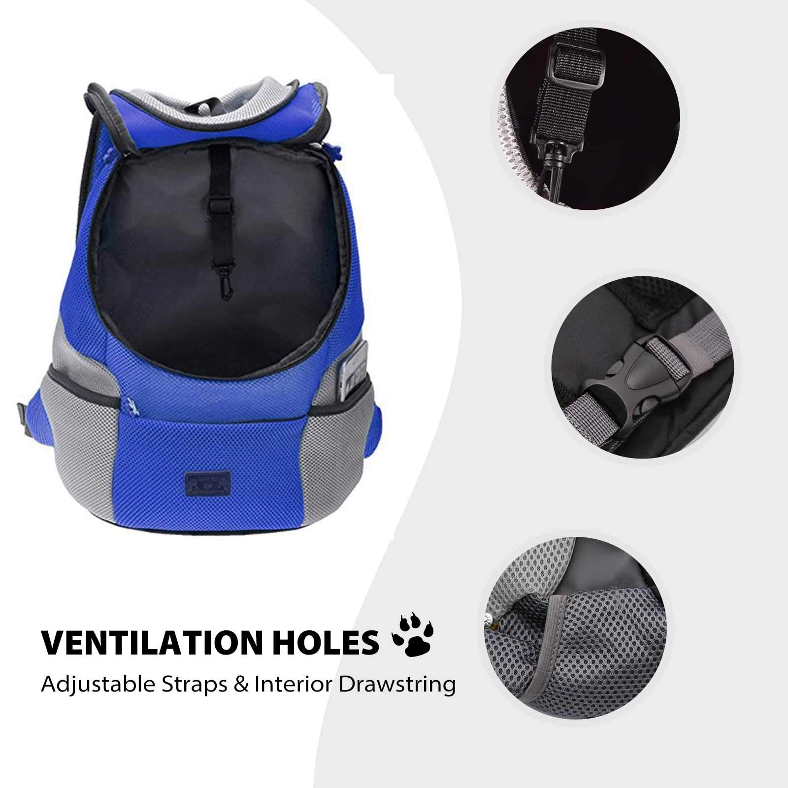 Best Dog & Cat Backpack Carrier for Travel - Lightweight Pet Carrier for Small Dogs & Cats - Perfect for Hiking, Camping & Airplane Trips