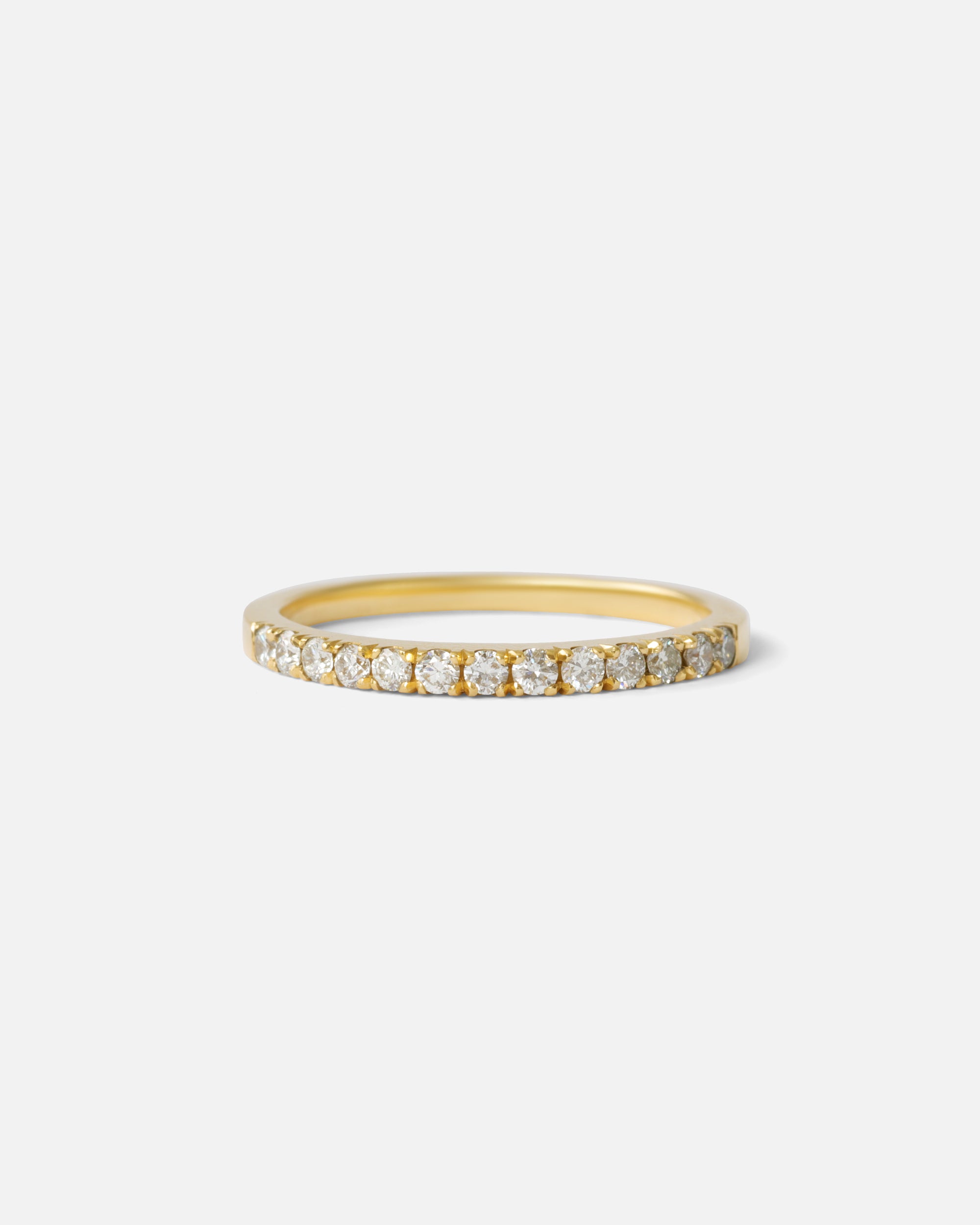 Orbit Band Ring - Narrow Scoop Setting Engagement Ring for Women - Perfect for Proposals, Weddings, and Anniversary Gifts