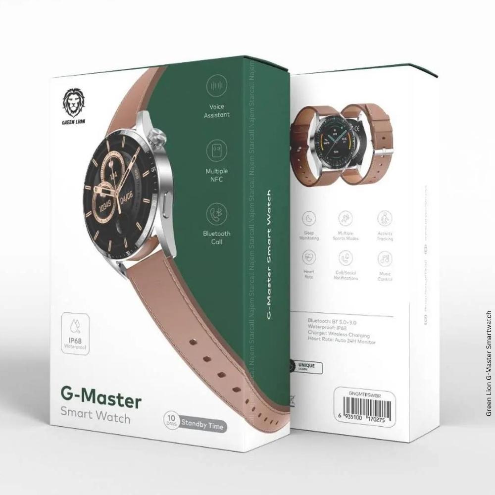 GREEN LION G MASTER Smart Watch with Heart Rate Monitor, Fitness Tracker & Sleep Tracking - Perfect for Running, Workouts & Daily Activity Tracking