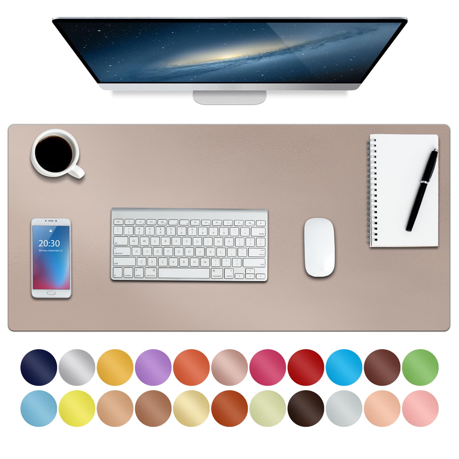 Premium PU Leather Desk Pad 30