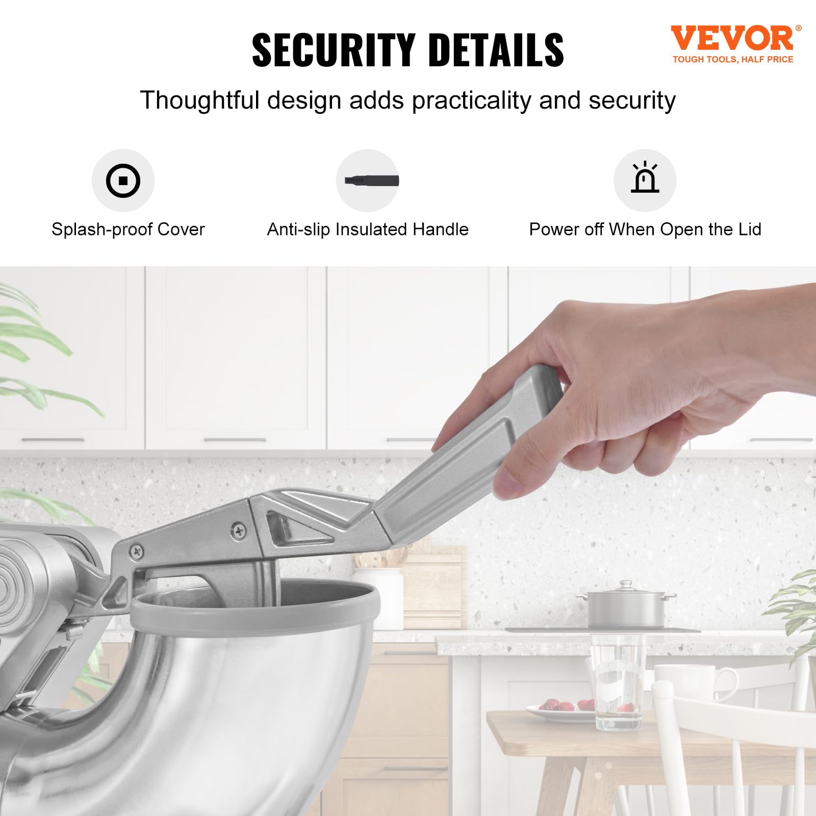 VEVOR 110V Commercial Snow Cone Machine - 661LB/H Electric Ice Shaver with Dual Blades & 20QT Stainless Steel Ice Basin, 250W High-Speed (1420RPM) Shaved Ice Maker for Parties, Events, and Business Use - Perfect for Summer Treats, Concessions, and Frozen Desserts