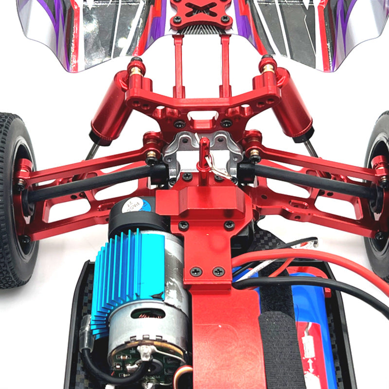 WLtoys 144016 144018 RC Car Metal Upgrade Kit - Aluminum Alloy Arms, Links & Steering Cups for Off-Road Racing & Bashing
