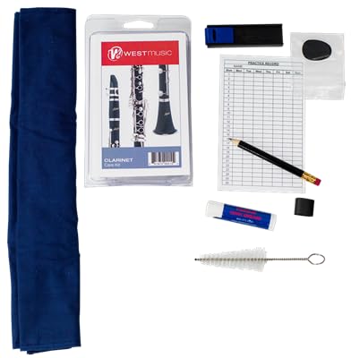 West Music Clarinet Care Kit - Premium Maintenance Essentials for Clarinet Players | Complete Cleaning & Protection Tools for Woodwind Instruments | Perfect for Practice, Performances & Travel