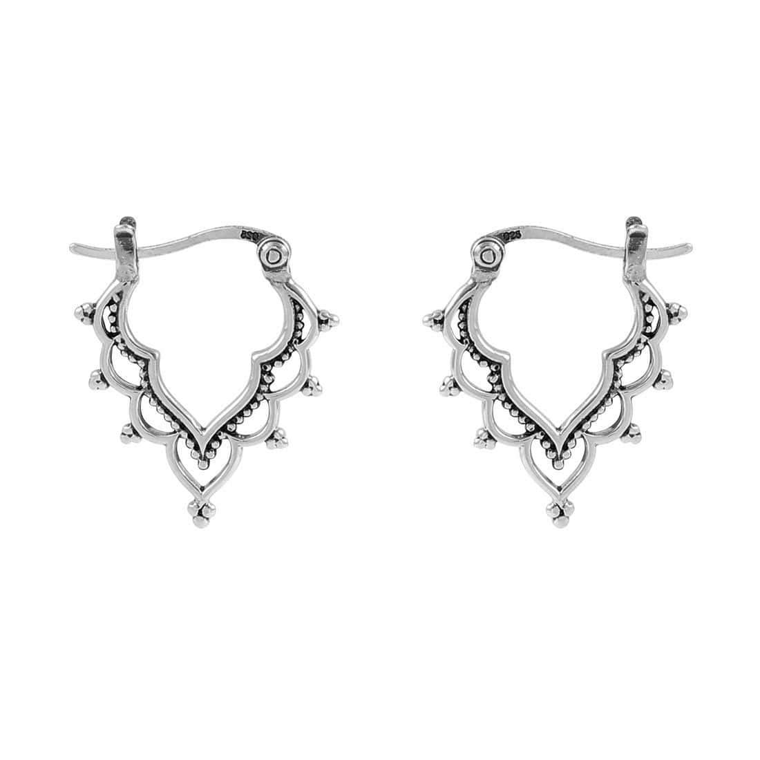 Golden Temple Sleepers - Comfortable and Stylish Earrings for Women, Hypoallergenic Stud Earrings for Everyday Wear, Perfect Gift for Her | Ideal for Work, Parties, and Casual Outfits