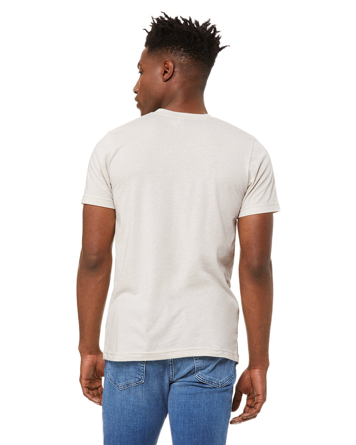Bella + Canvas 3001CVC Unisex Heather CVC Crew Neck T-Shirt - Soft Cotton Blend Tee for Men & Women - Perfect for Casual Wear, Screen Printing & Everyday Comfort