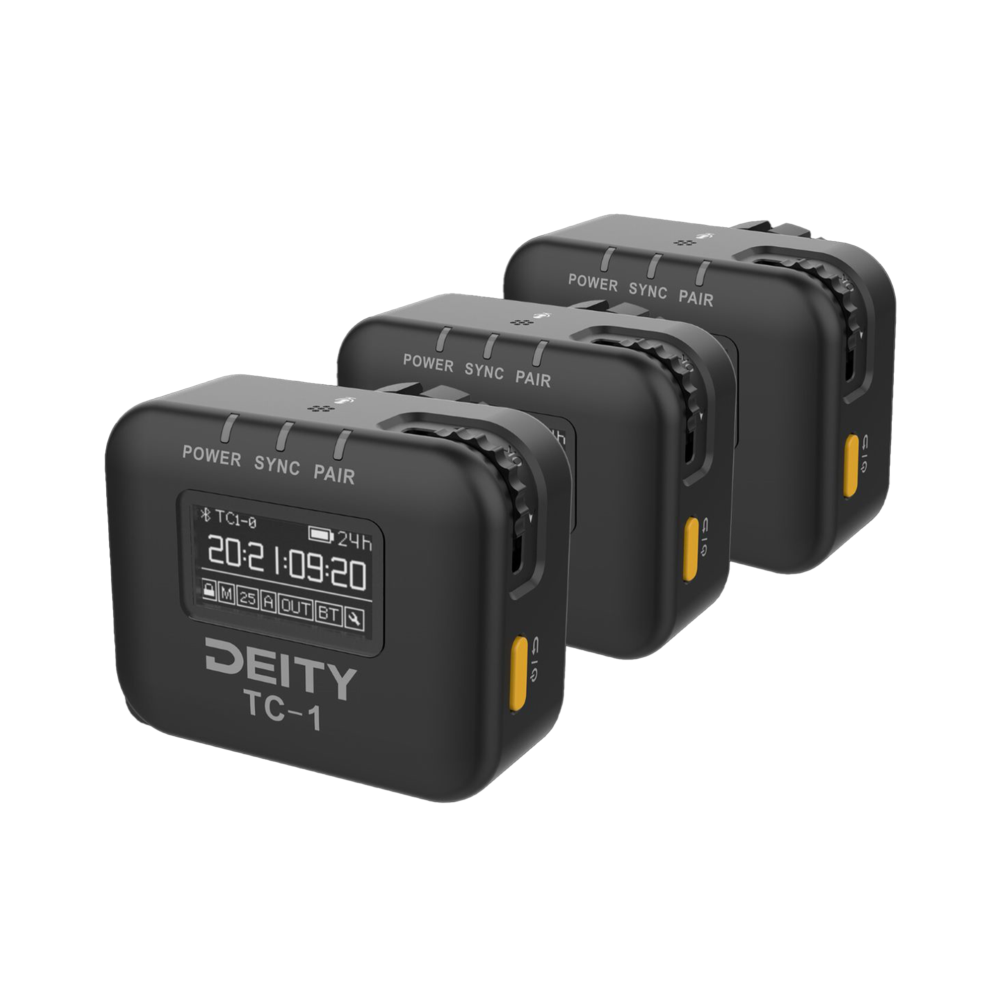 Deity Microphones TC 1 Wireless Timecode Box Generator Kit - 3 Pack for Professional Film & Video Production, Multi-Camera Sync, Audio/Video Synchronization